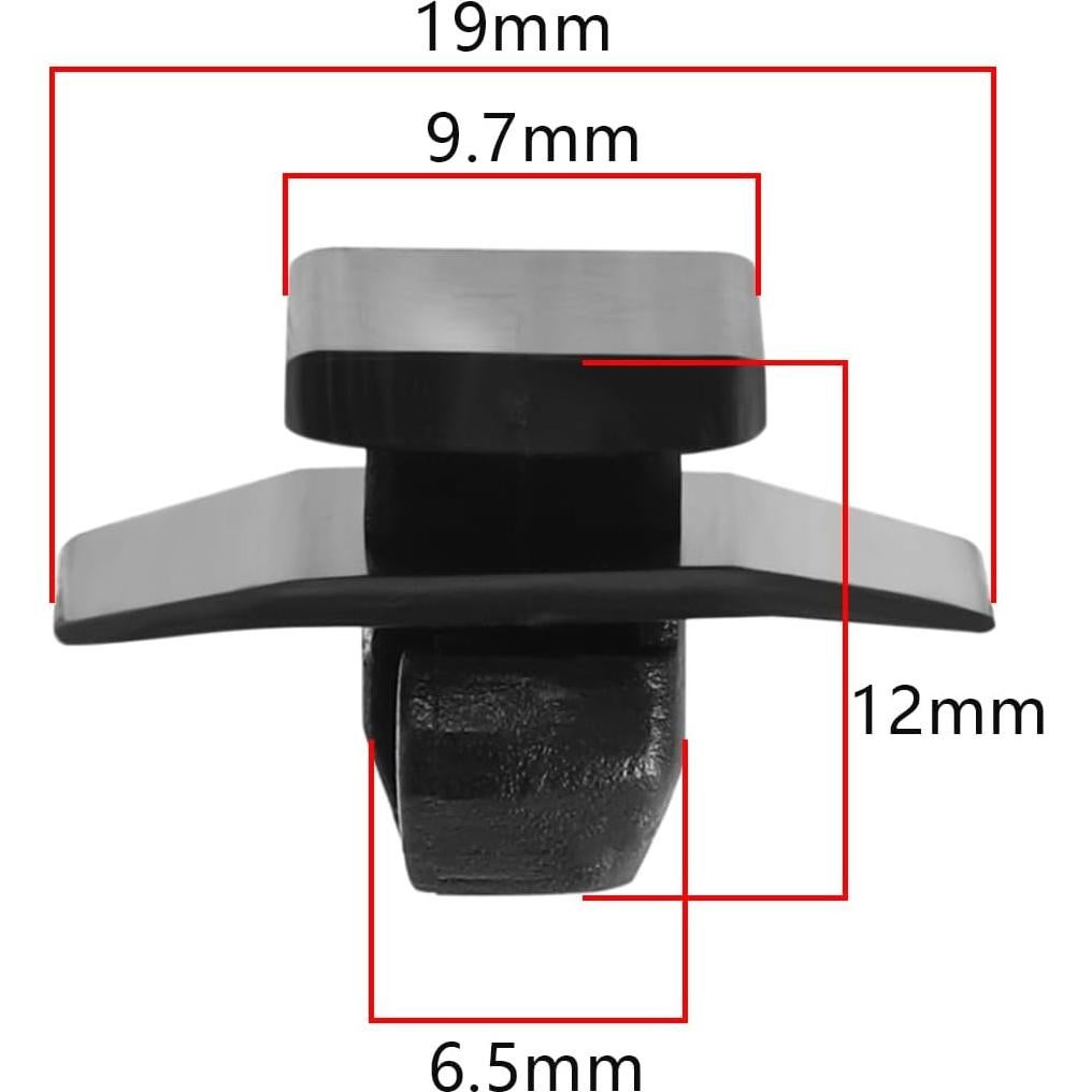 20 Clips de Reemplazo para Molduras de Arco de Rueda Honda
