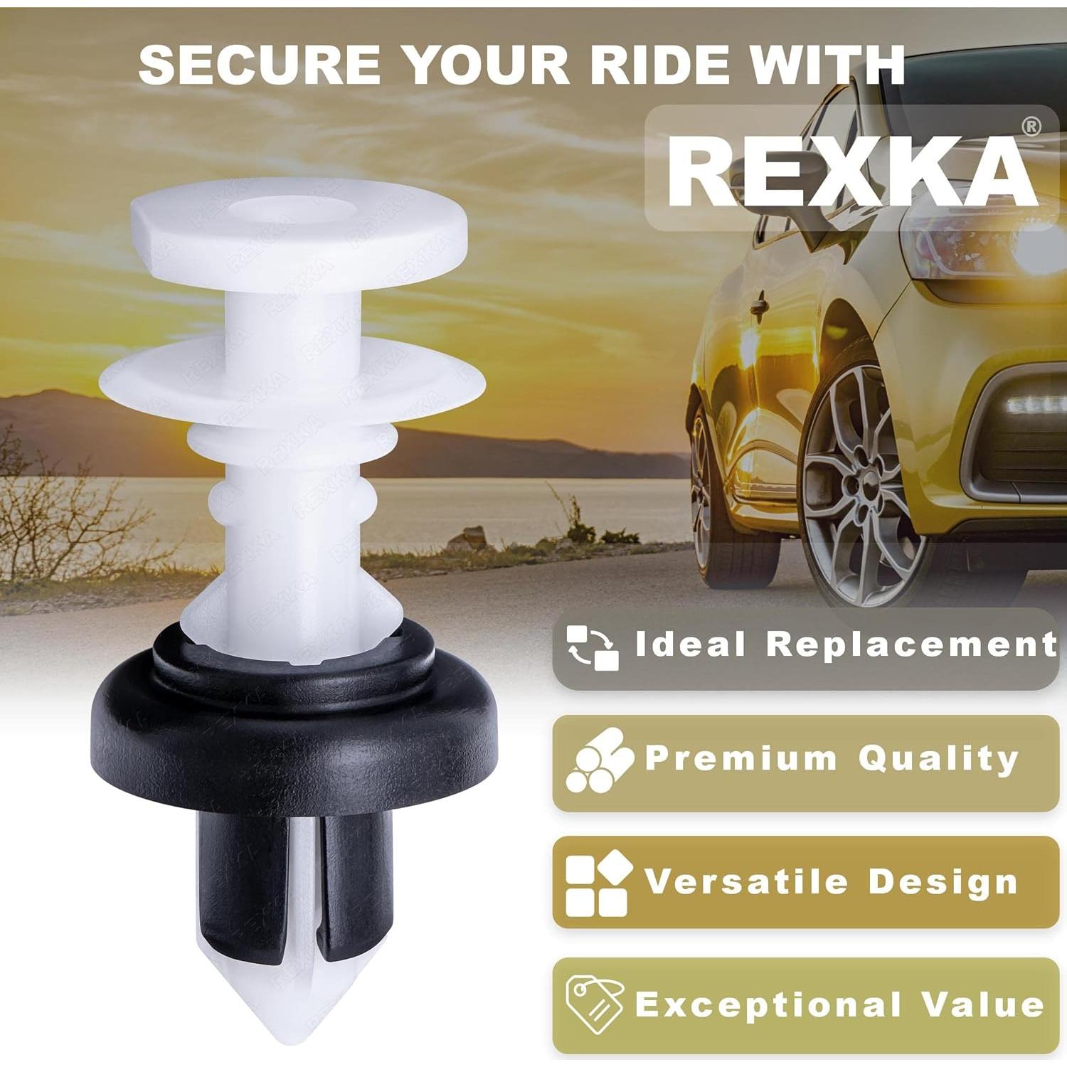 Clip de Retención de Panel de Puerta Rexka 15pcs para Honda Acura