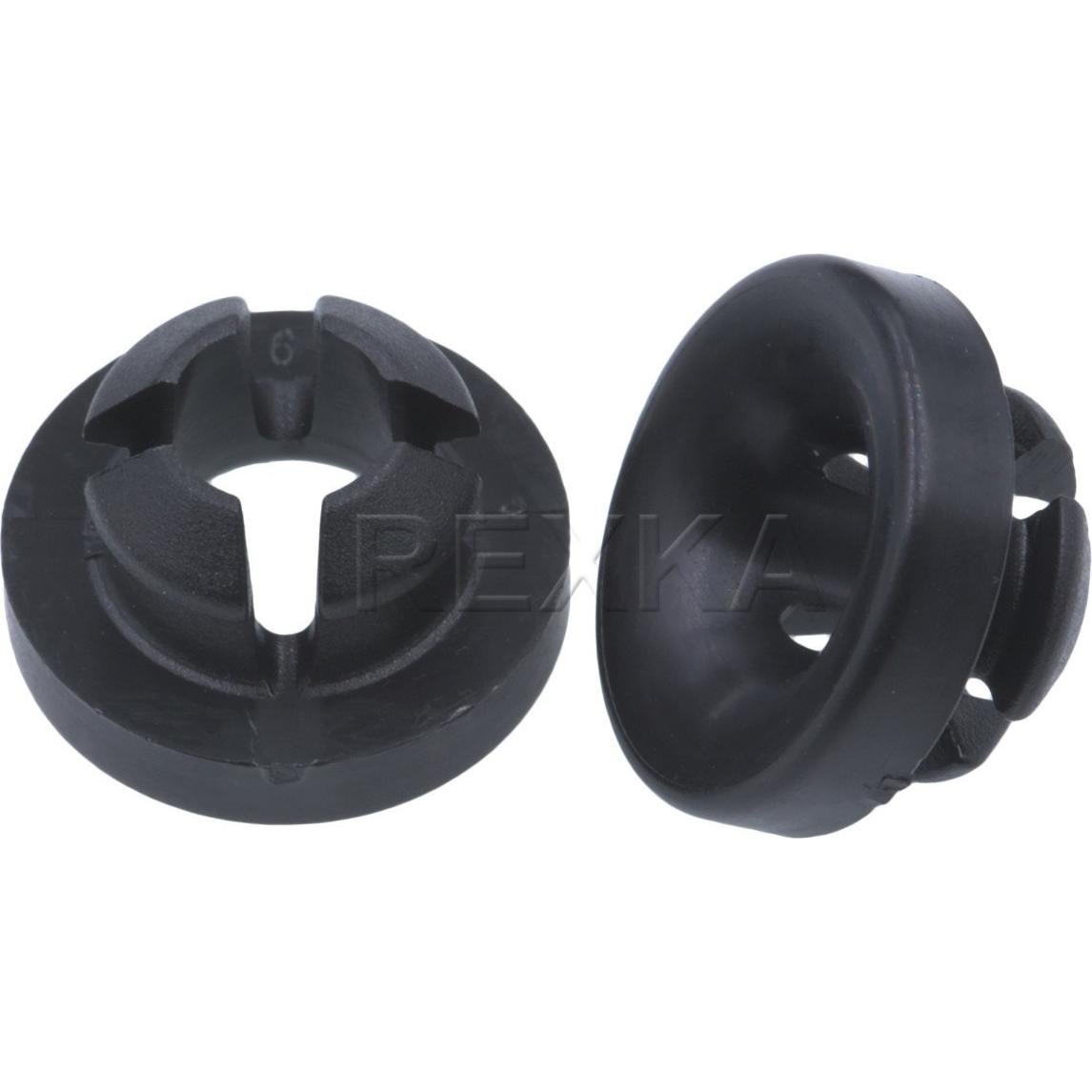 30 Clips de Retención Grommet Nylon Negro Honda Acura