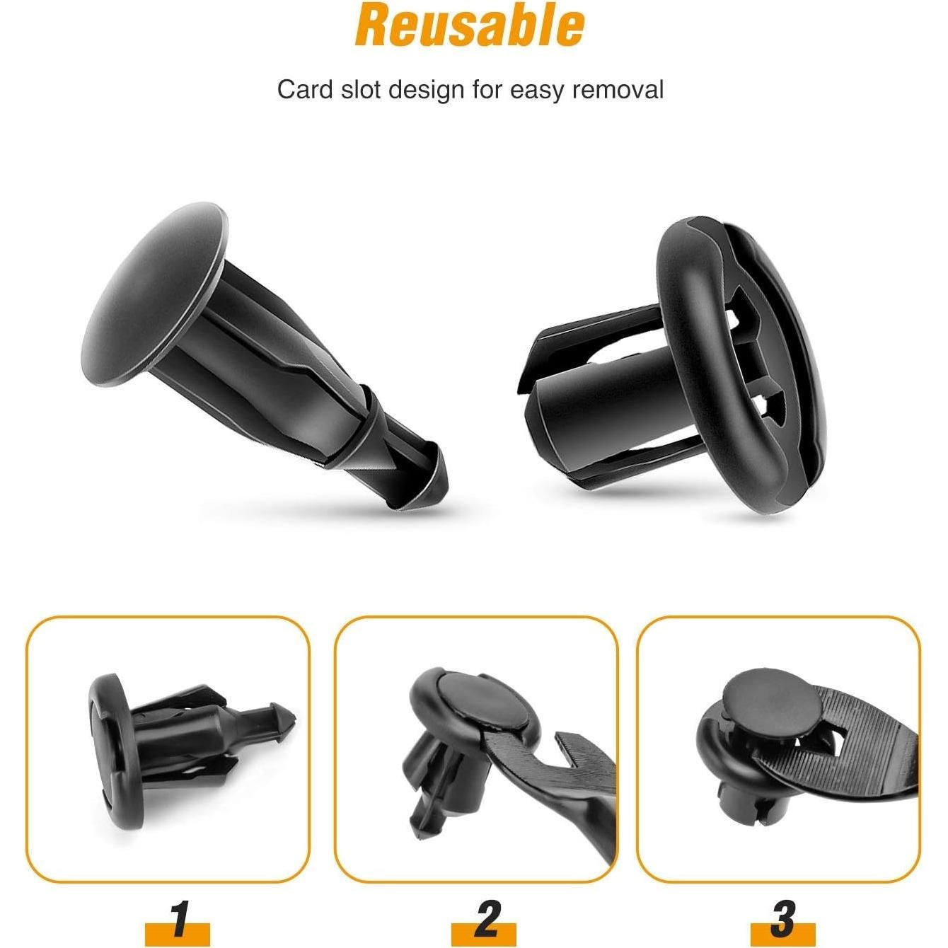 Clips de Remache GOOACC GRC-45 para Honda y Acura - 100PCS