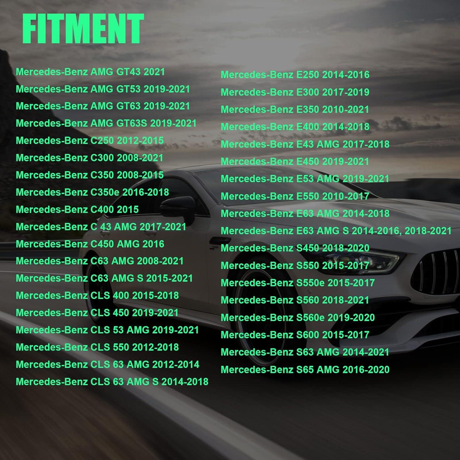 Clips de Moldeo Rocker OAUTOO 20pcs para Mercedes-Benz