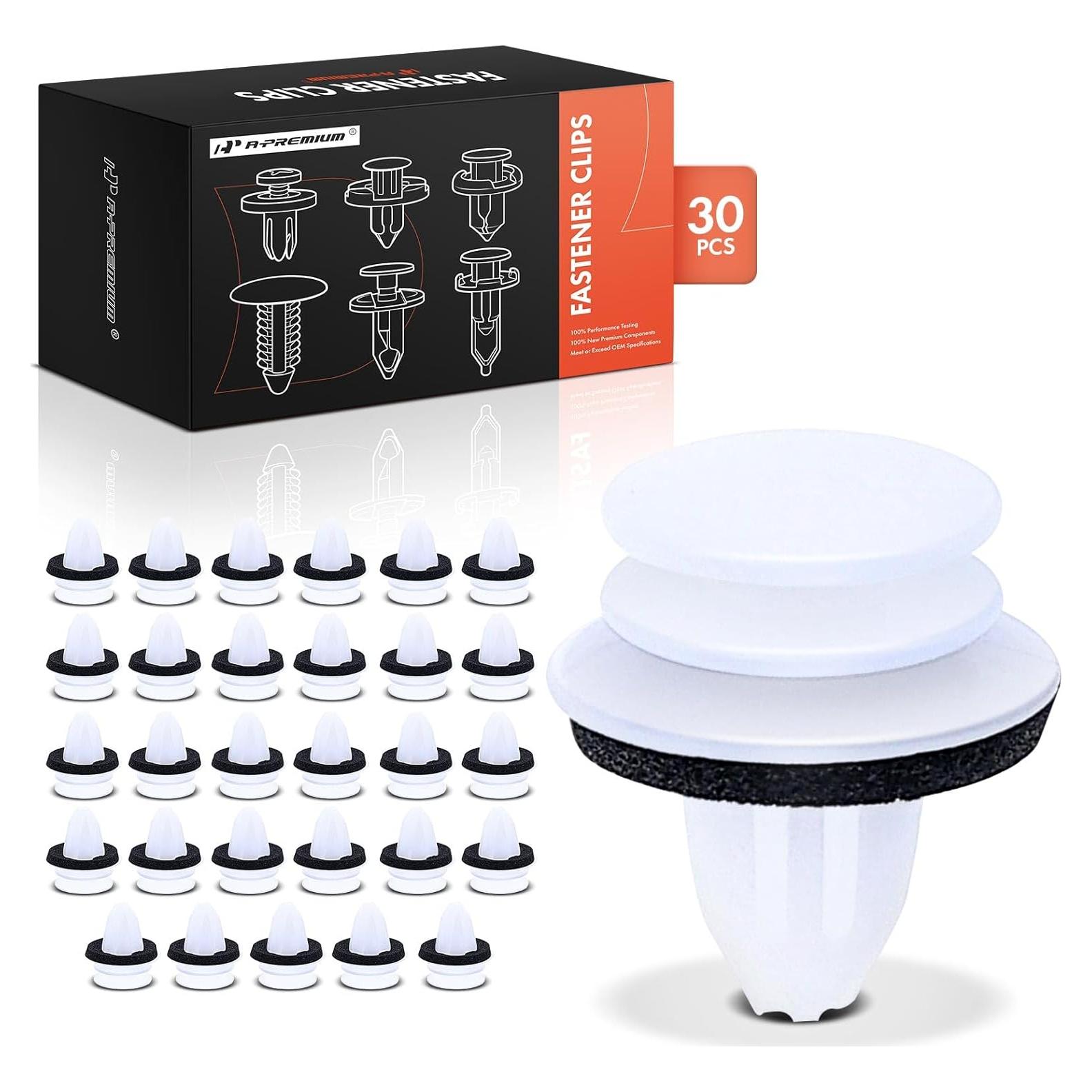 30 Clips de Retención Nylon A-Premium para Mercedes-Benz