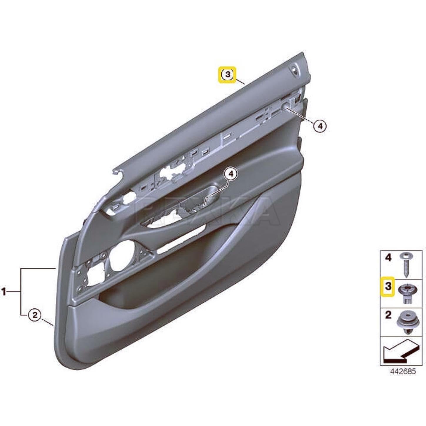 Tuerca de Retención M5 Rexka 30pcs para BMW y Mini Cooper
