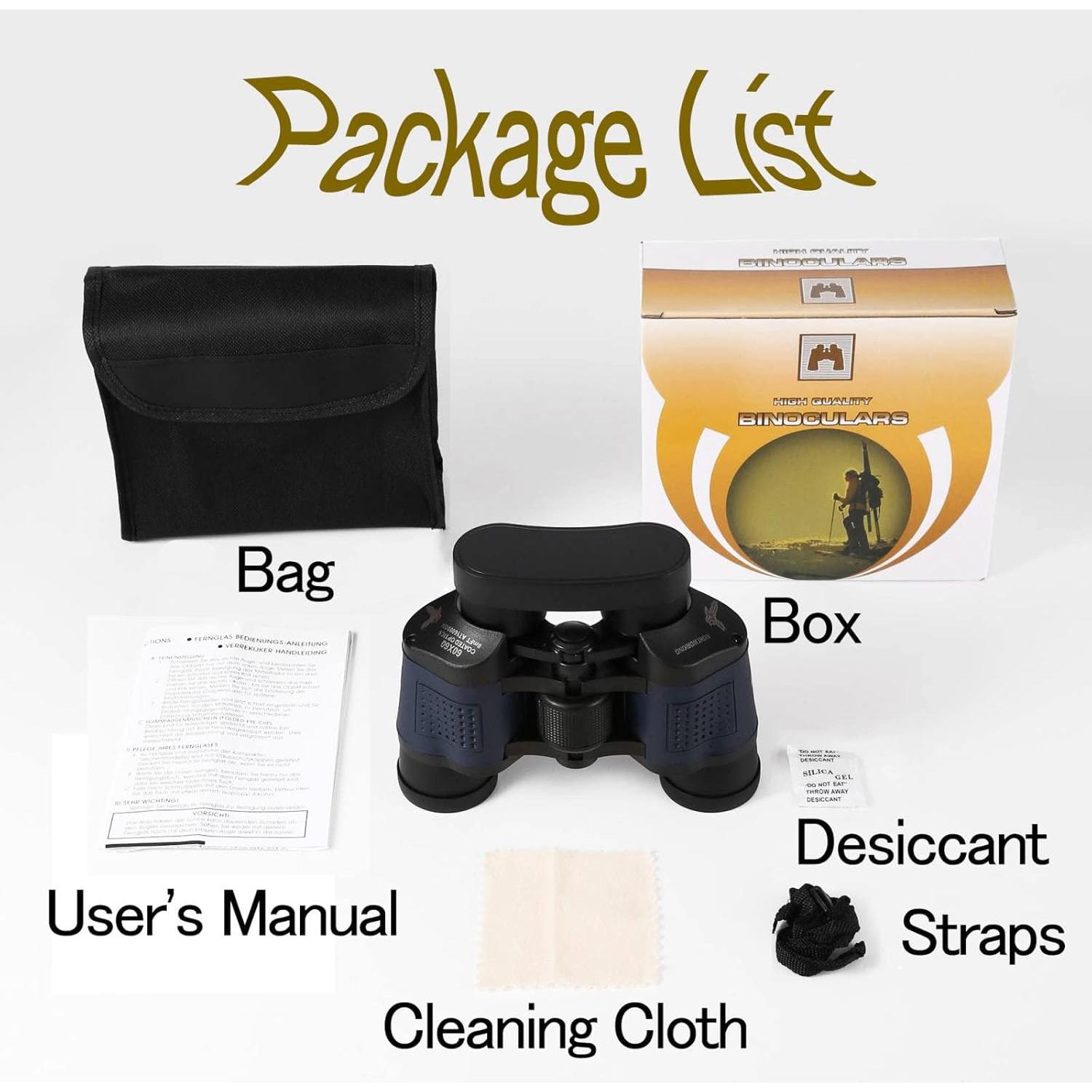 Binoculares MIQXUAS 60X60 Impermeables para Observación