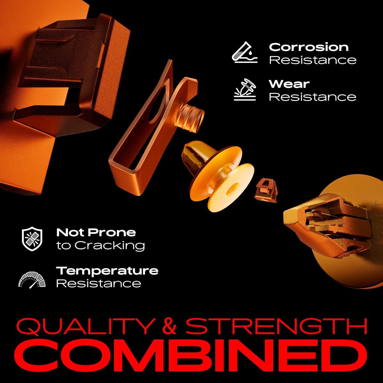 Kit de Clips de Retención A-Premium 320 Piezas para Toyota Corolla 2019-2024