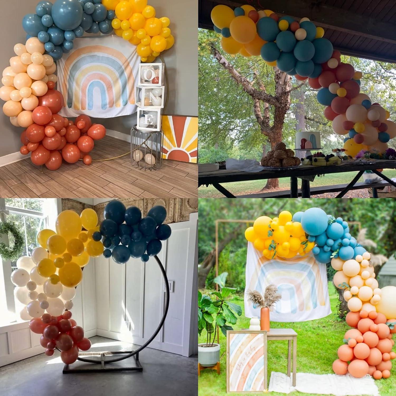Arco de globos Isndare 101 piezas colores vibrantes