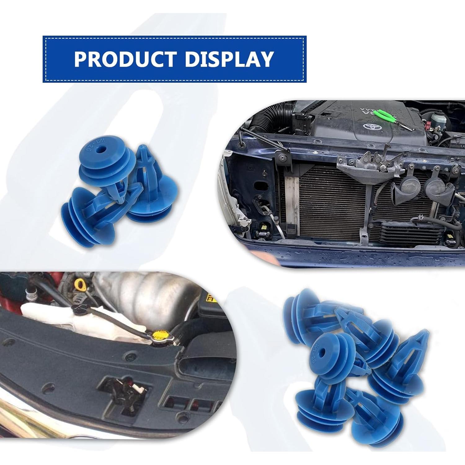 25 Clips de Retención de Moldura de Arco de Rueda TOPCNOEM