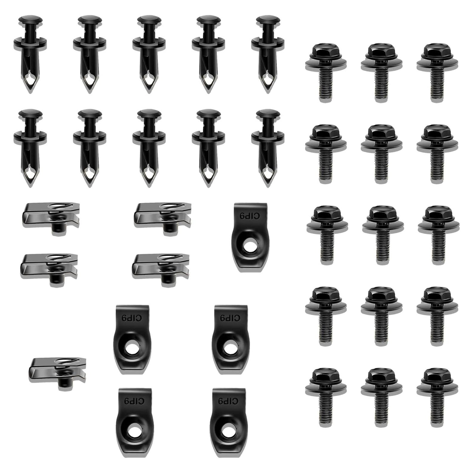 Paquete de 35 Clips y Tornillos para Coche Jitrendo