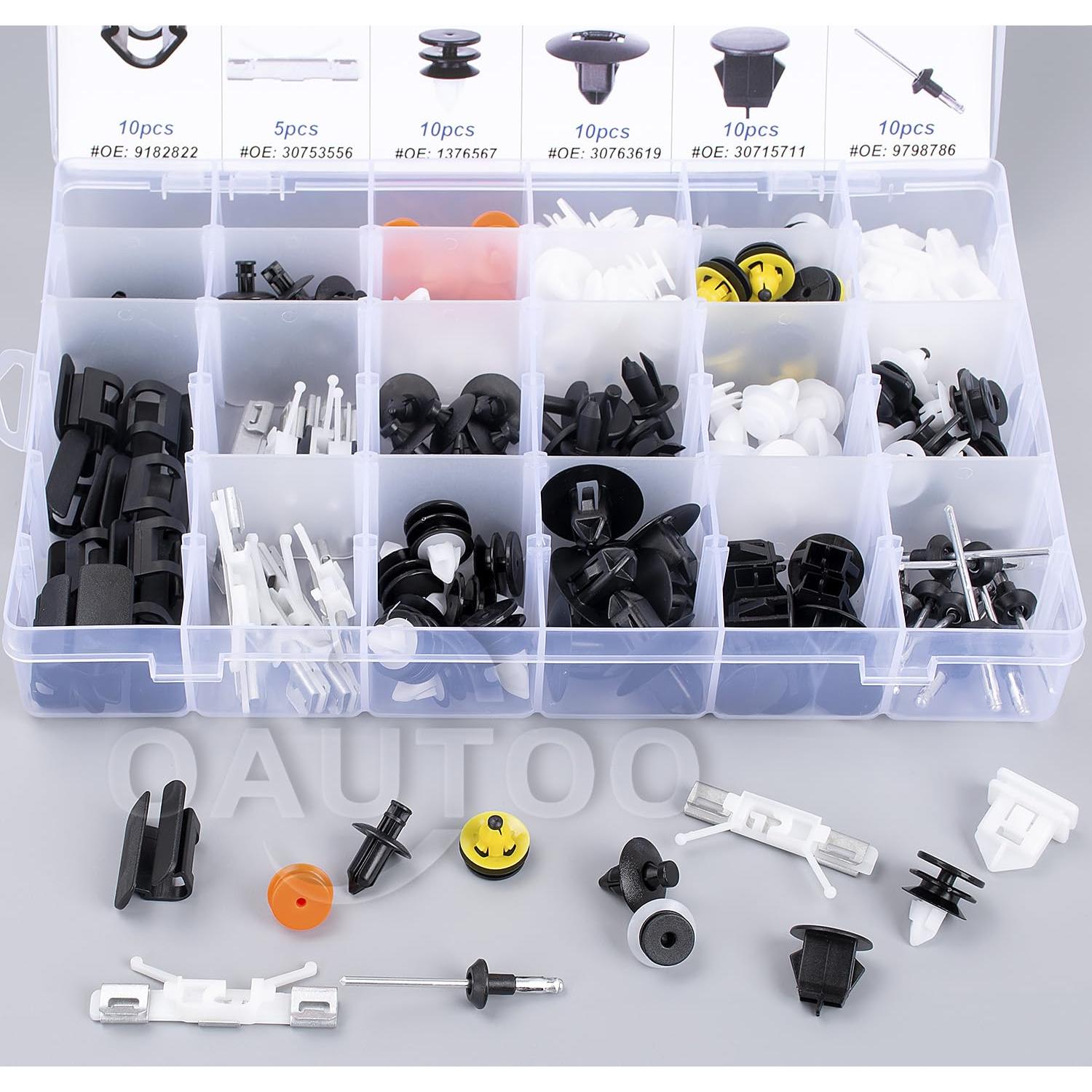 Kit de Clips de Sujetadores OAUTOO 210 Piezas para Volvo