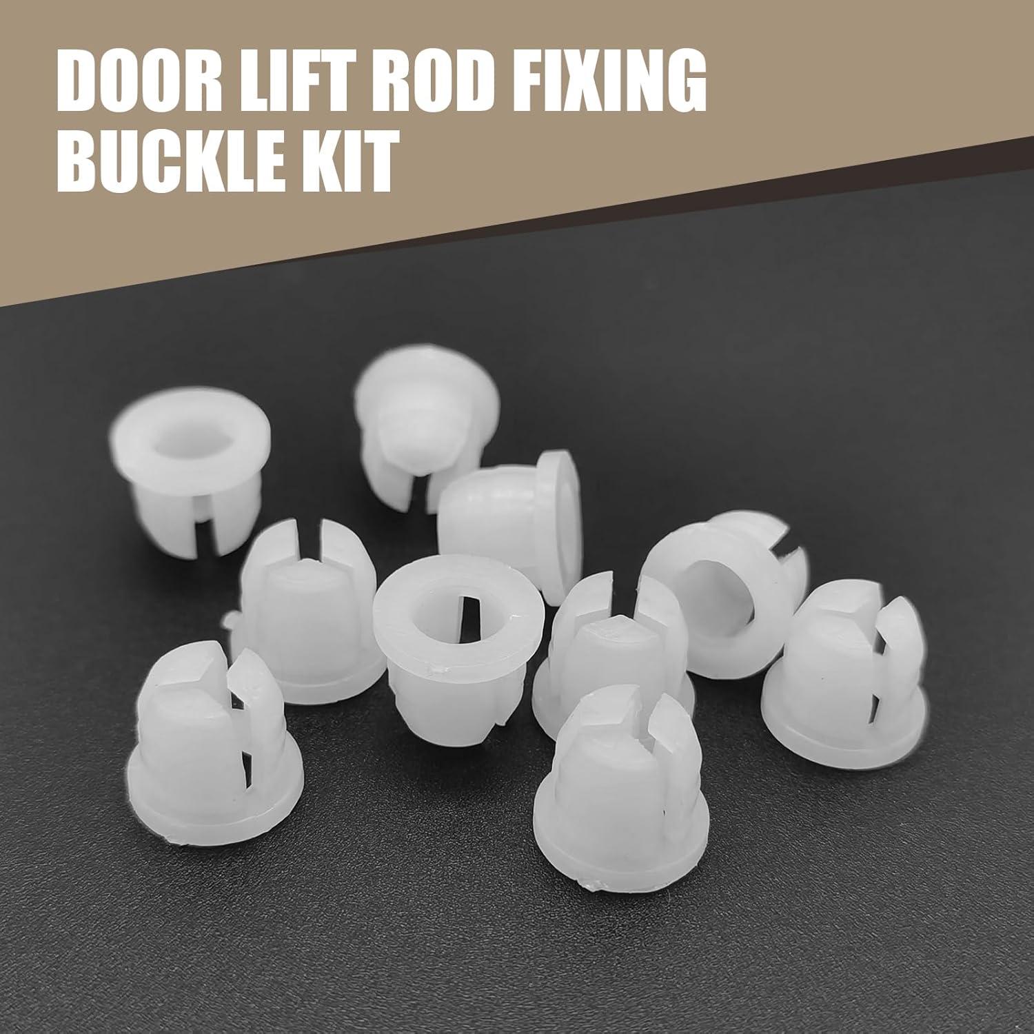 10 Clips de Varilla de Elevación de Puerta Antioxidante Dawfall