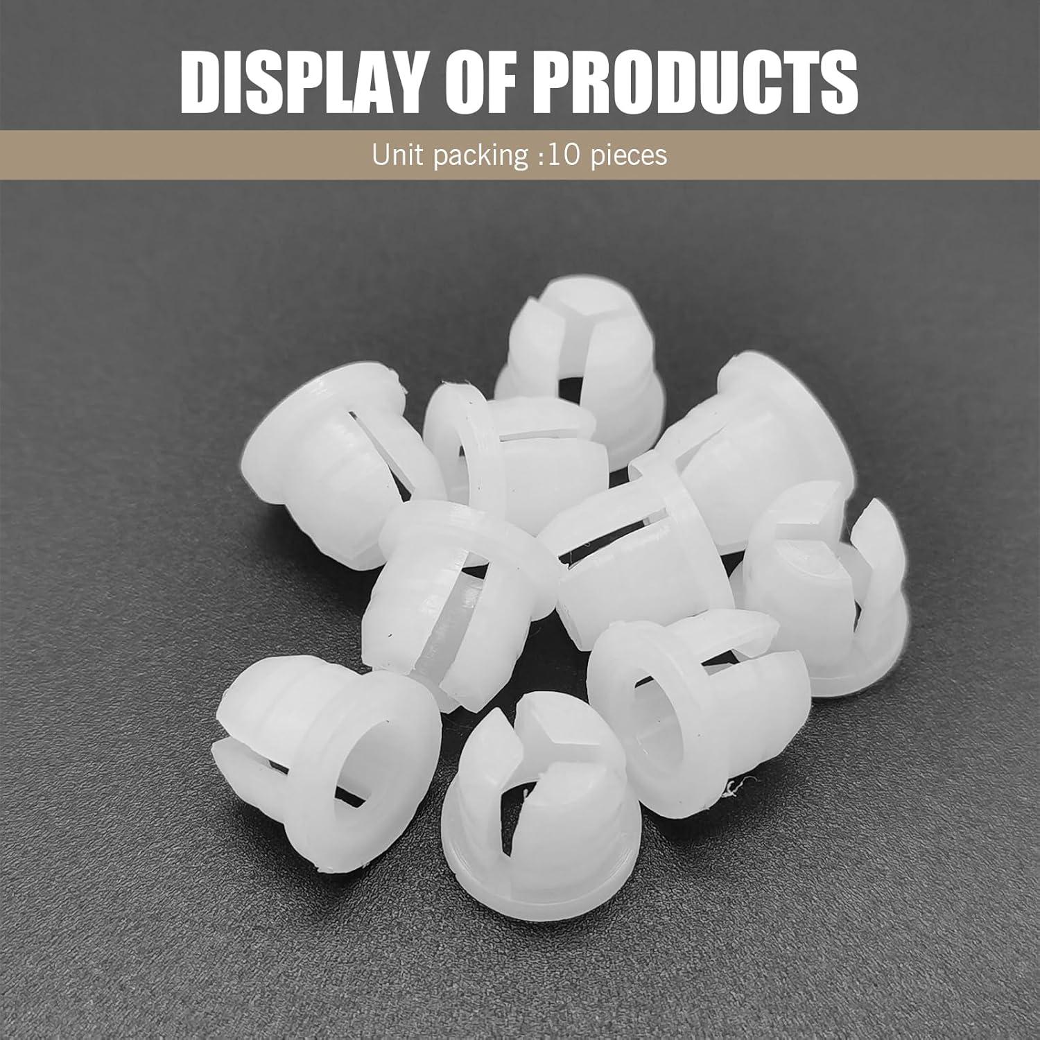 10 Clips de Varilla de Elevación de Puerta Antioxidante Dawfall