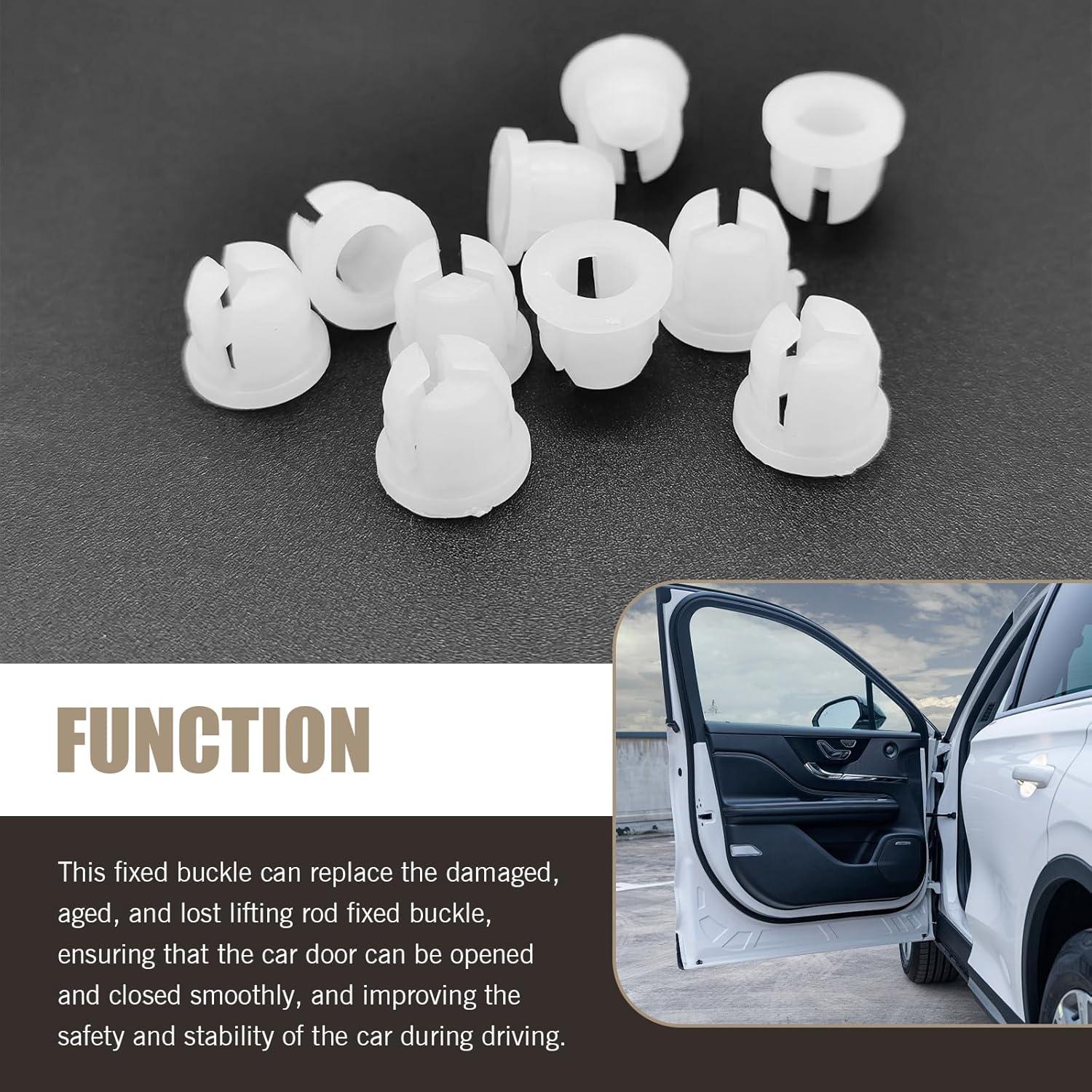 10 Clips de Varilla de Elevación de Puerta Antioxidante Dawfall