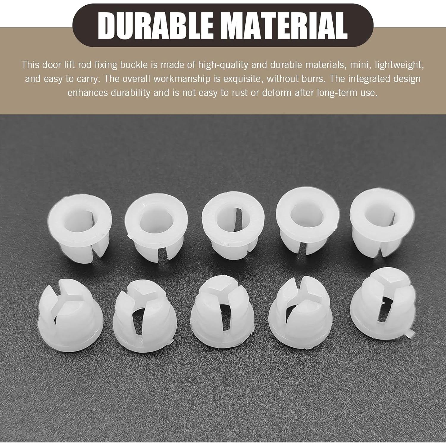 10 Clips de Varilla de Elevación de Puerta Antioxidante Dawfall