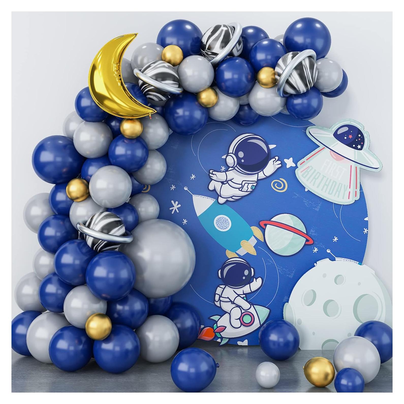 Kit de Arco de Globos Isndare Astronauta 75 Piezas