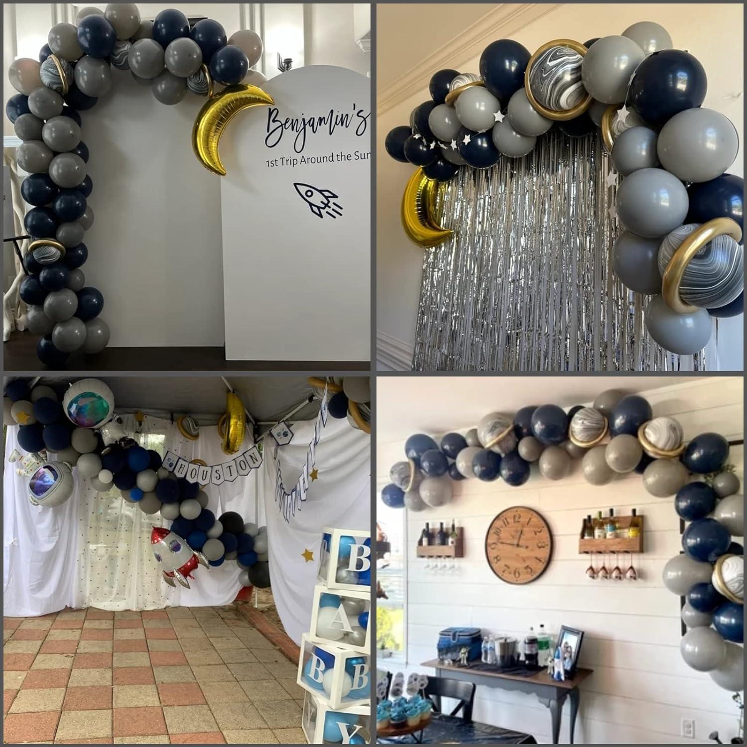 Kit de Arco de Globos Isndare Astronauta 75 Piezas