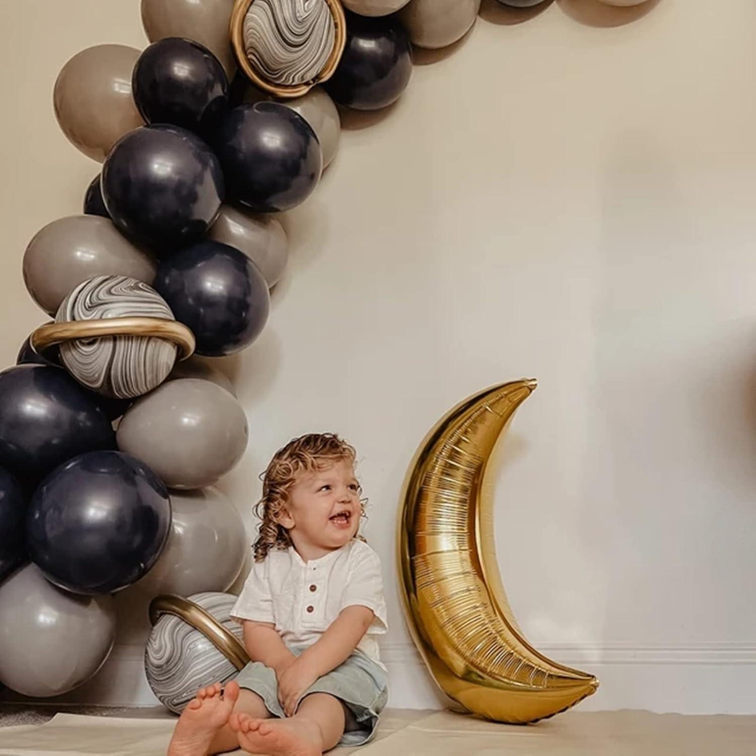 Kit de Arco de Globos Isndare Astronauta 75 Piezas