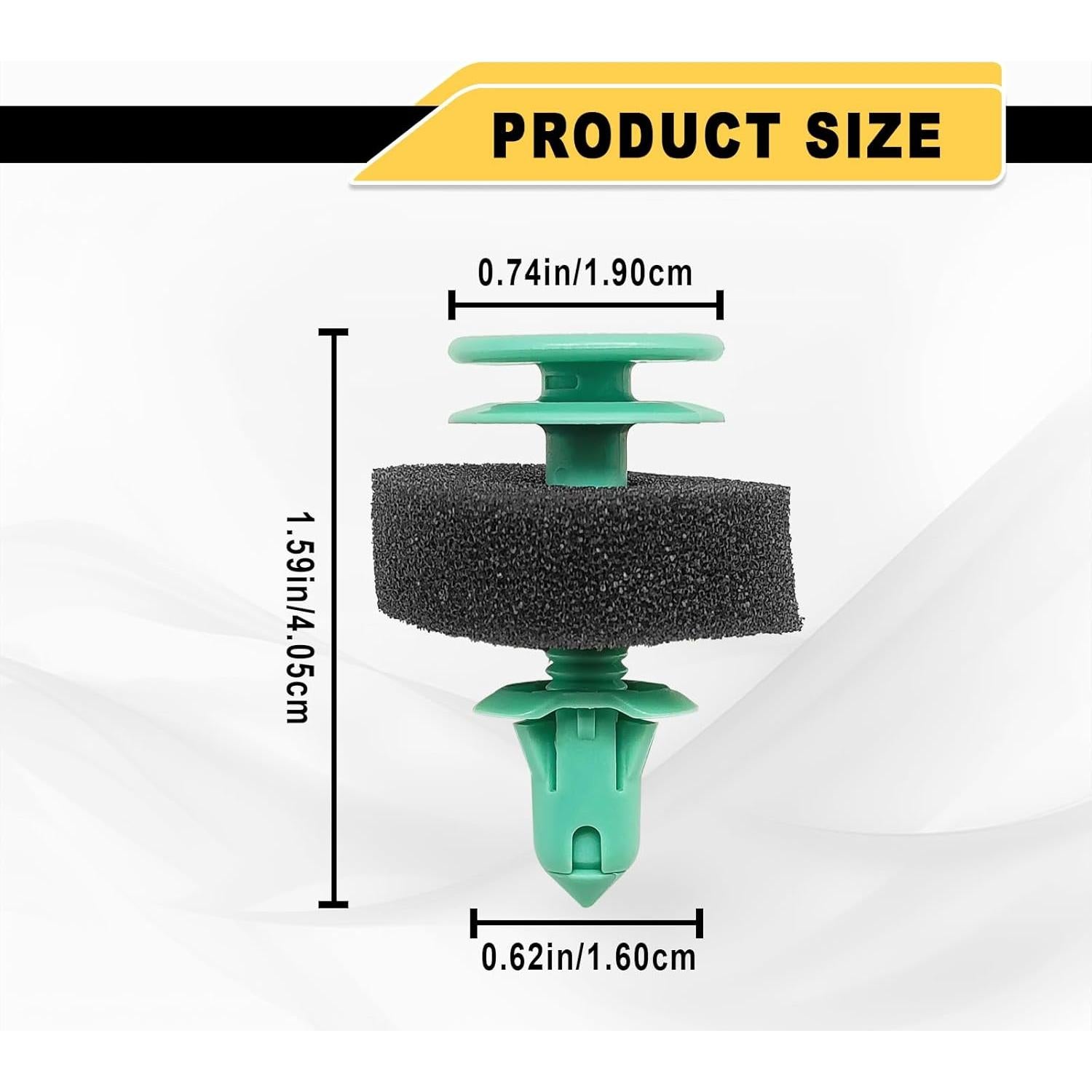 20 Clips de Retención de Panel de Puerta Dunviku 25707329