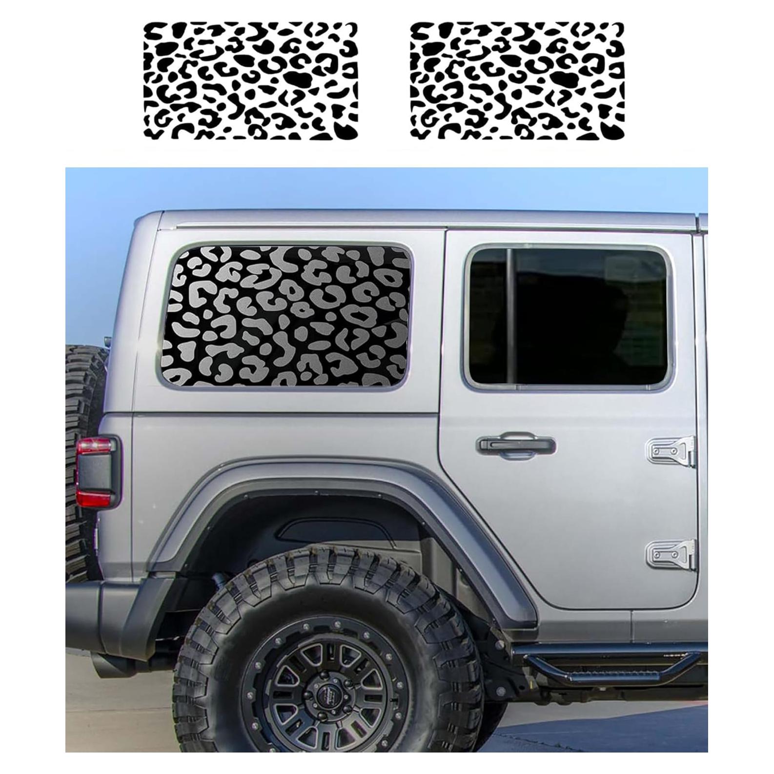 Calcomanía de Ventana Trasera Leopardo Guepardo CONGCONG