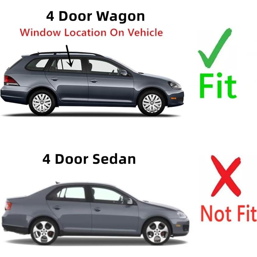 Ventana trasera derecha Volkswagen Jetta 2008-2014 4 puertas