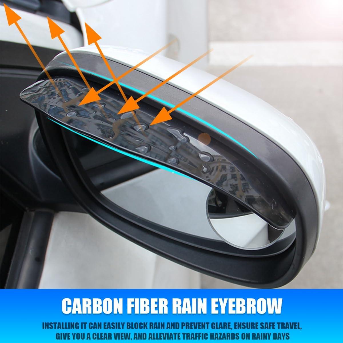 2 Protectores de Visera Ahumada LKAHG para Espejos de Coche