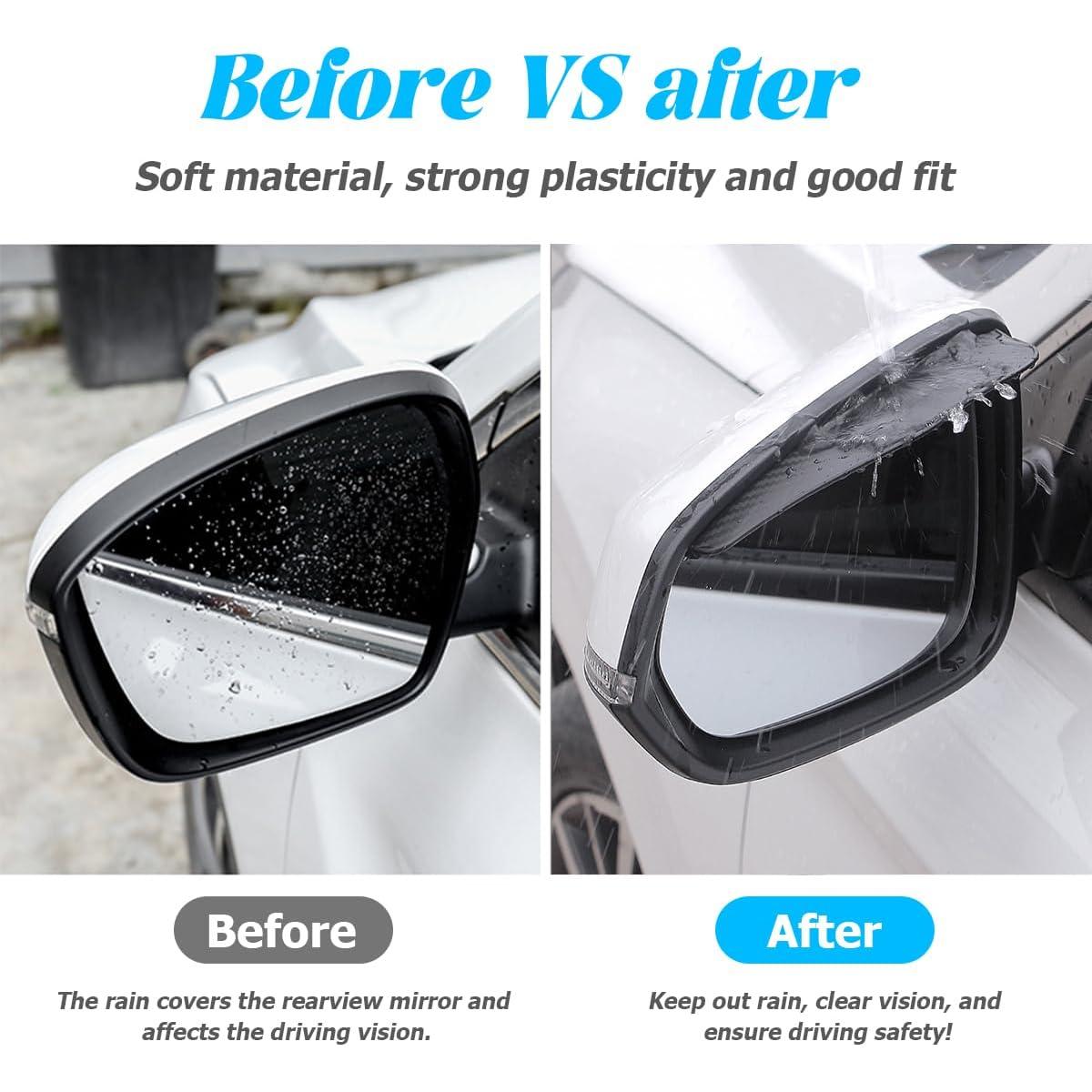 2 Protectores de Visera Ahumada LKAHG para Espejos de Coche