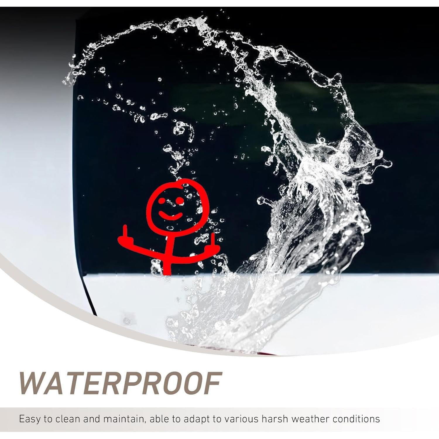 Calcomanía de Auto WZP Dedo Medio Divertida Vinilo Rojo 11.4x10.7cm