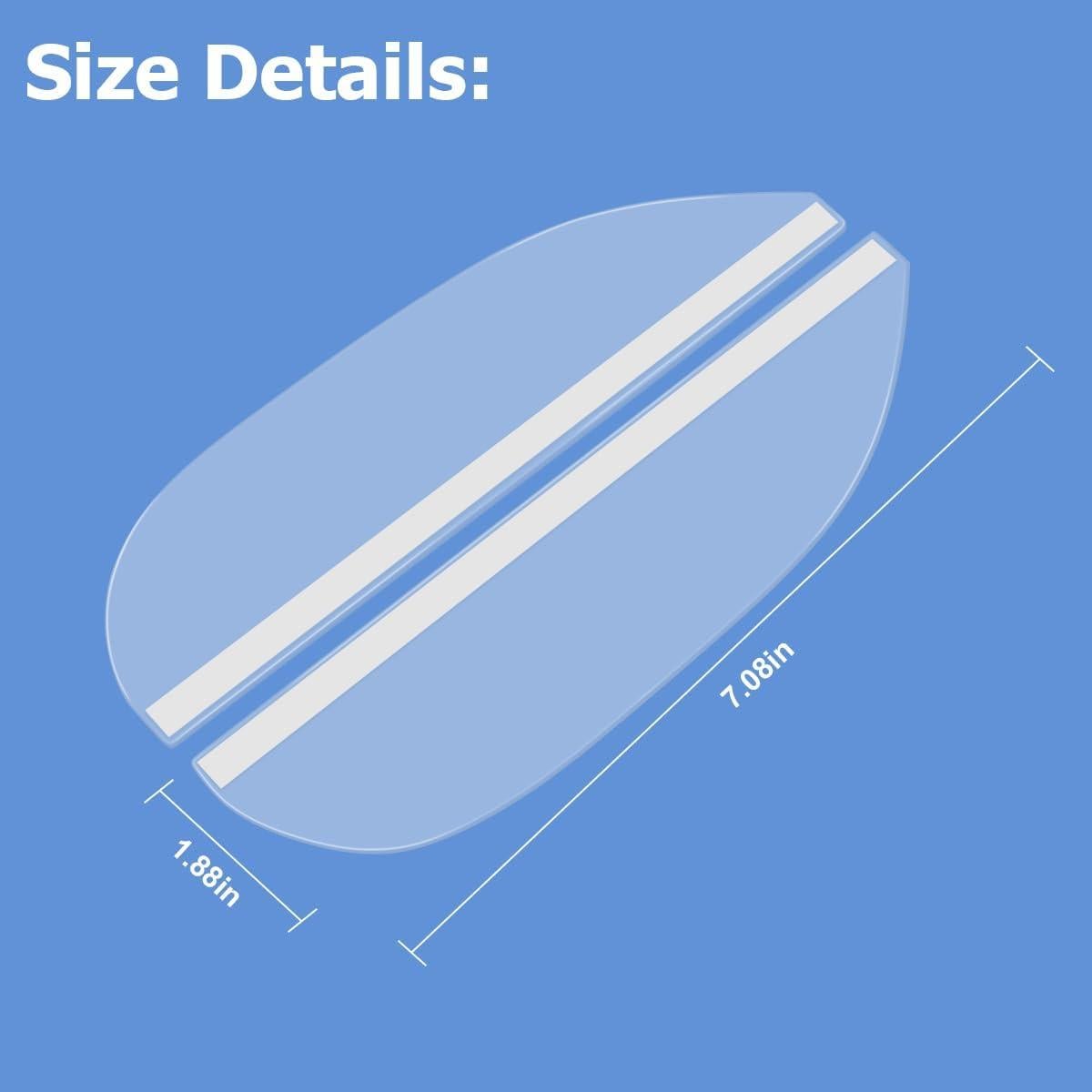 Visera de Lluvia KHGUZ para Espejo de Coche Universal 2 Piezas