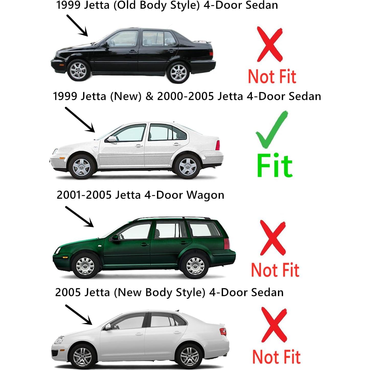 Cristal Ventana Puerta Trasera Izquierda Volkswagen Jetta 1999-2005