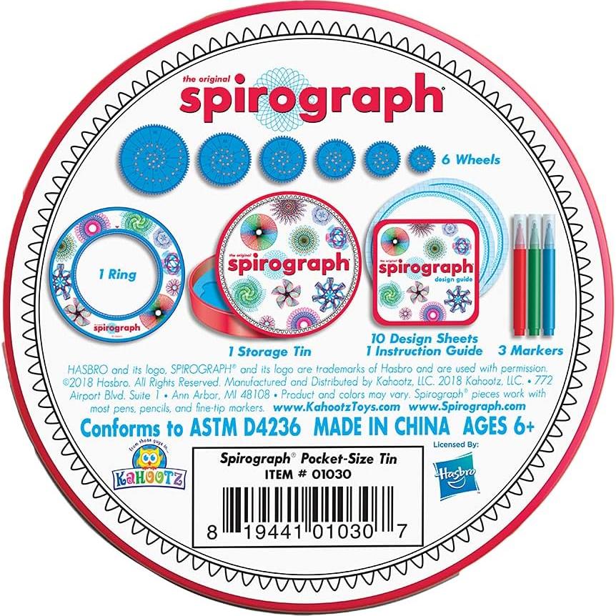Spirograph Mini Tin PlayMonster Diseño Creativo