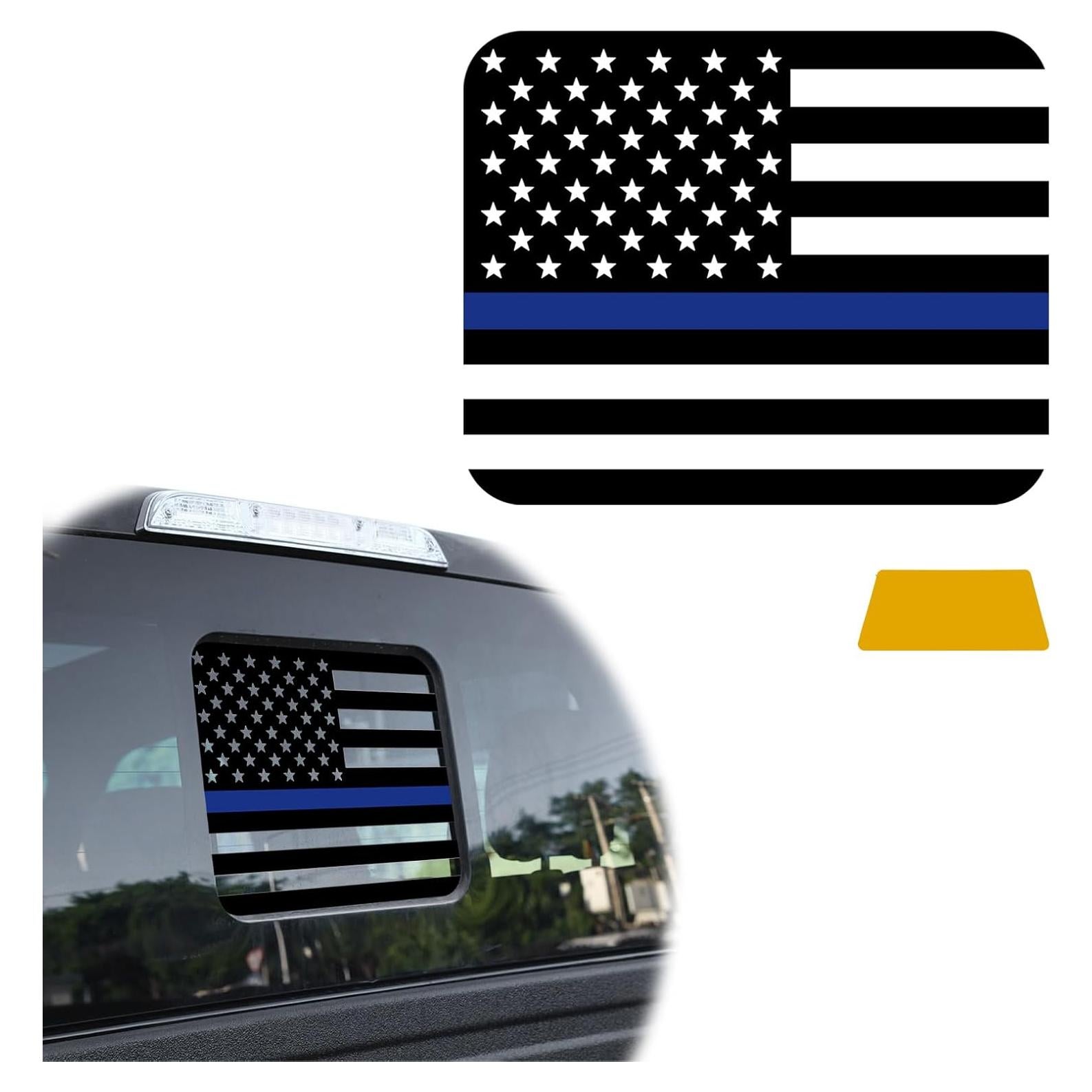 Calcomanía Ventana Trasera Bandera Americana RBOKO F150 F250 F350