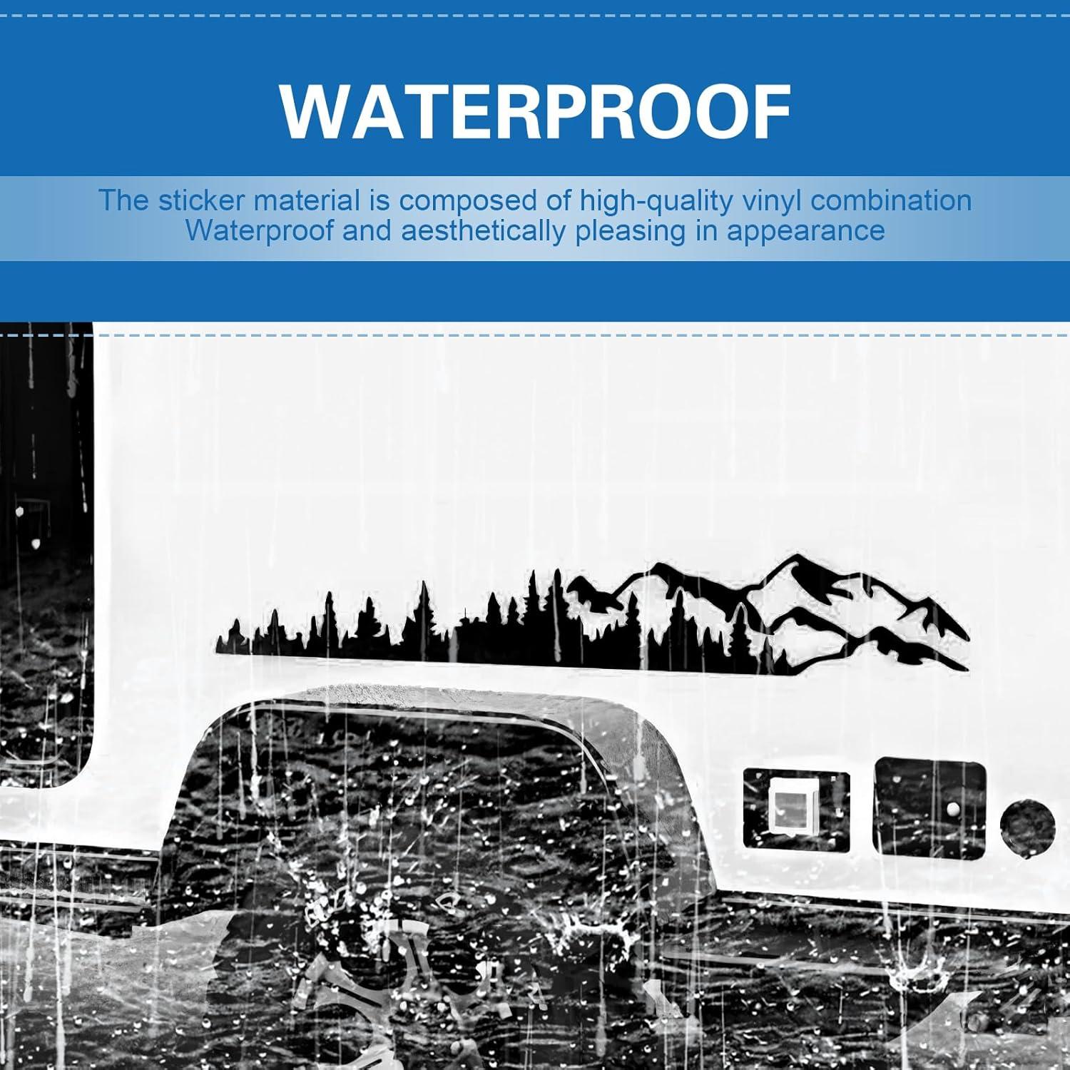 Calcomanías de Vinilo Bawkars Bosque de Montaña 100x17 cm