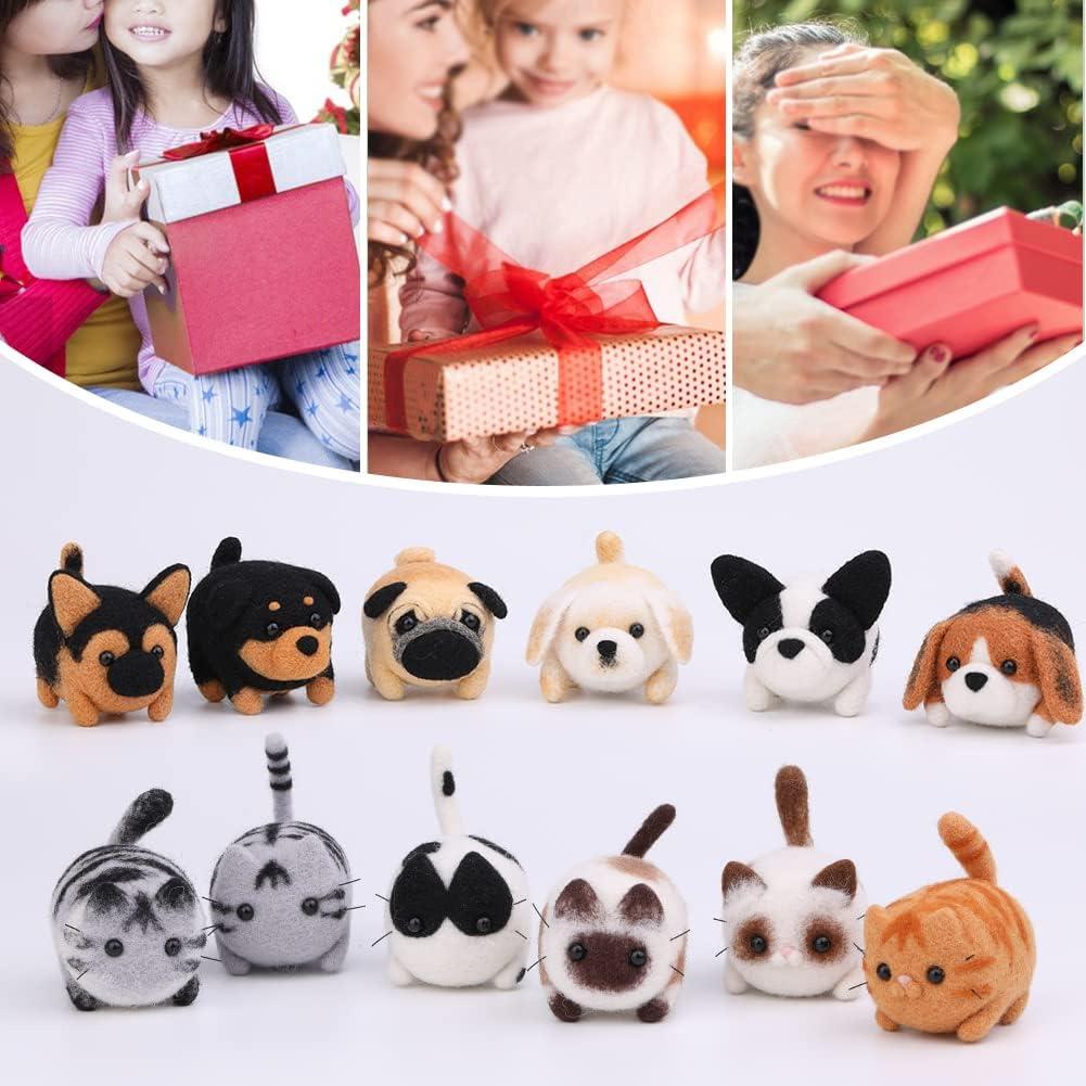 Kit de Agujas de Fieltro Mayboos 12 Piezas para Manualidades