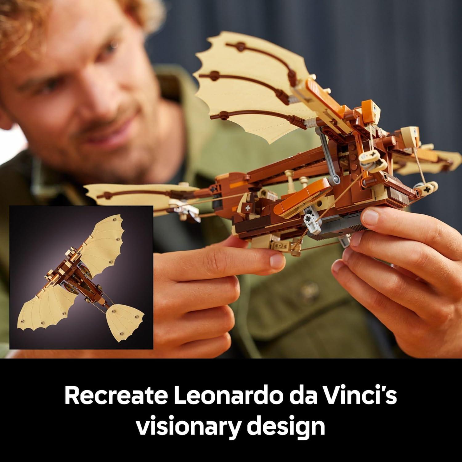 LEGO Icons Máquina Voladora de Leonardo da Vinci 10363 - Set 493 Piezas