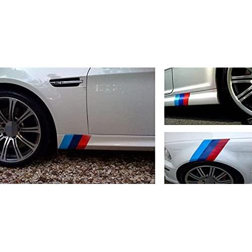 Calcomanía de Raya Multicolor 10" iJDMTOY para BMW