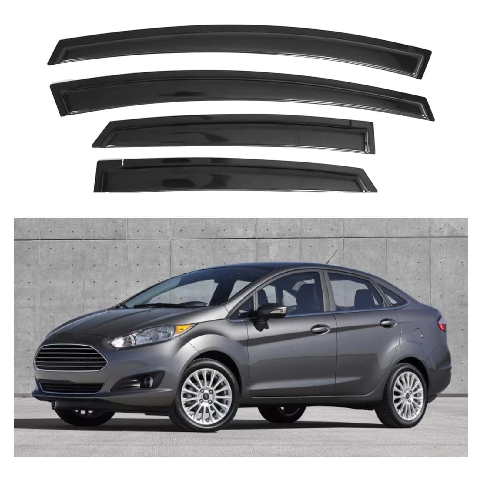 Viseras de Ventana Lateral Immortal Group para Ford Fiesta Sedán 2009-2019