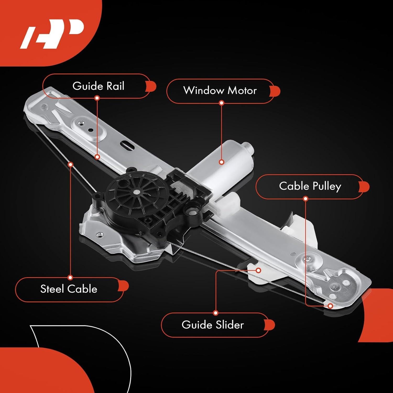 Regulador de Ventana Eléctrico A-Premium Ford Focus 2008-2011 RH