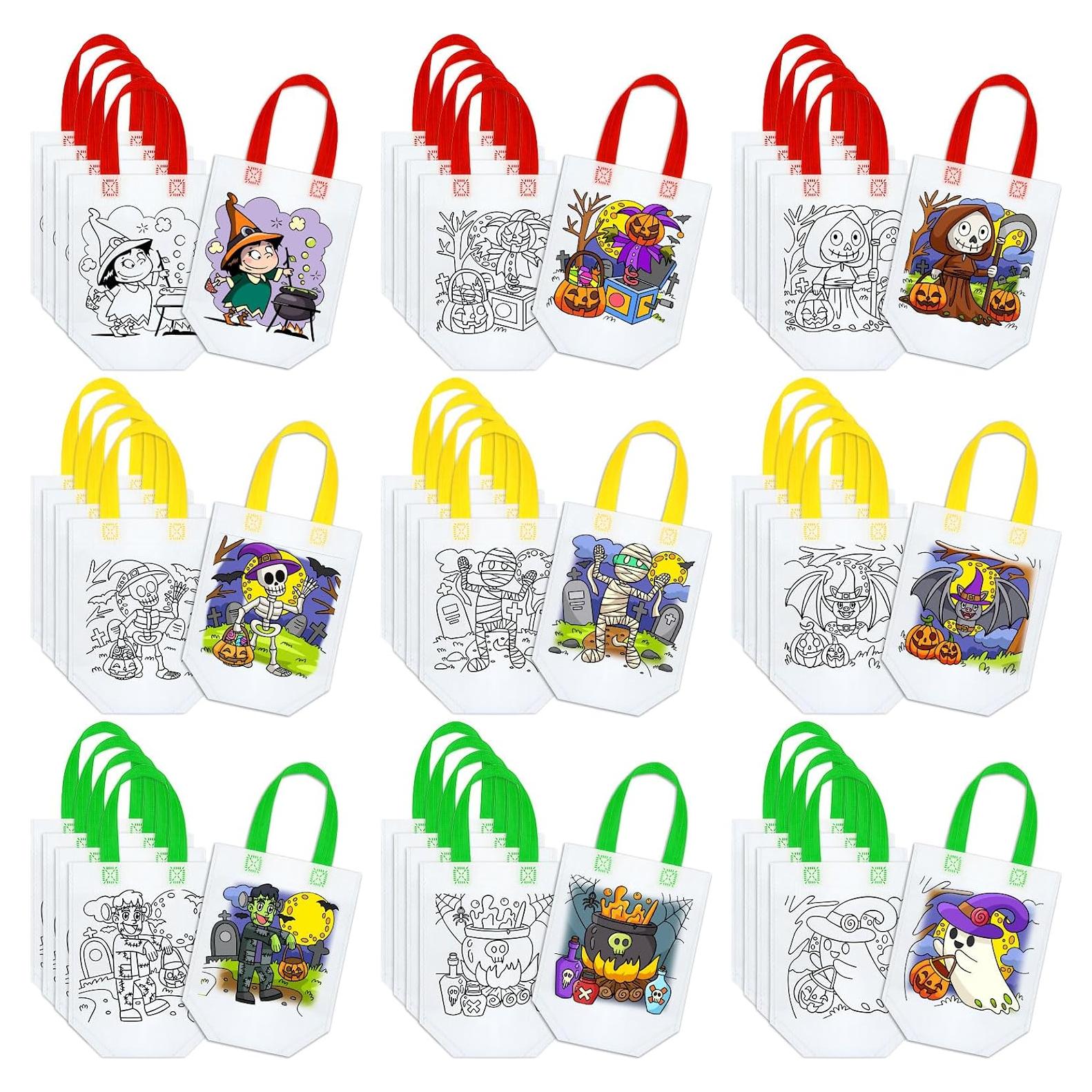 Bolsas de Regalo para Colorear Halloween 45 Pcs Kakctyen