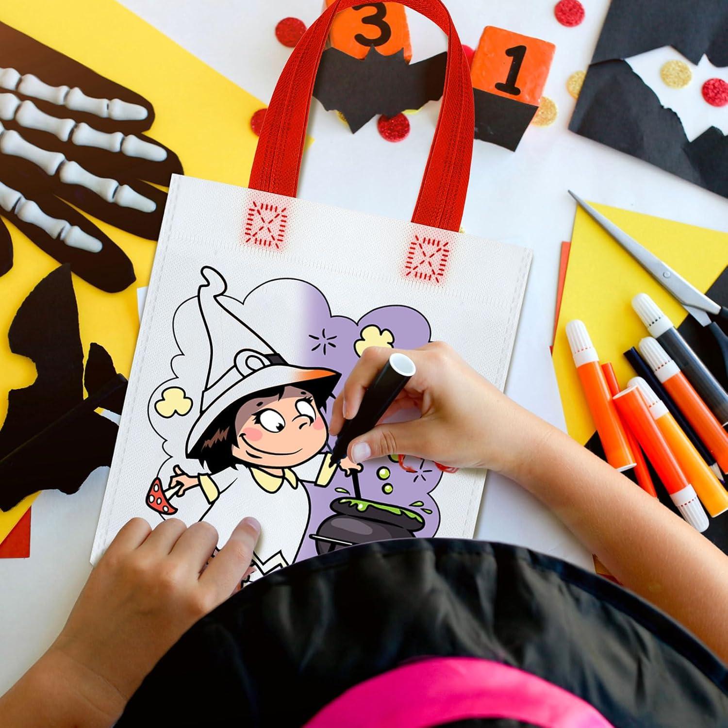 Bolsas de Regalo para Colorear Halloween 45 Pcs Kakctyen