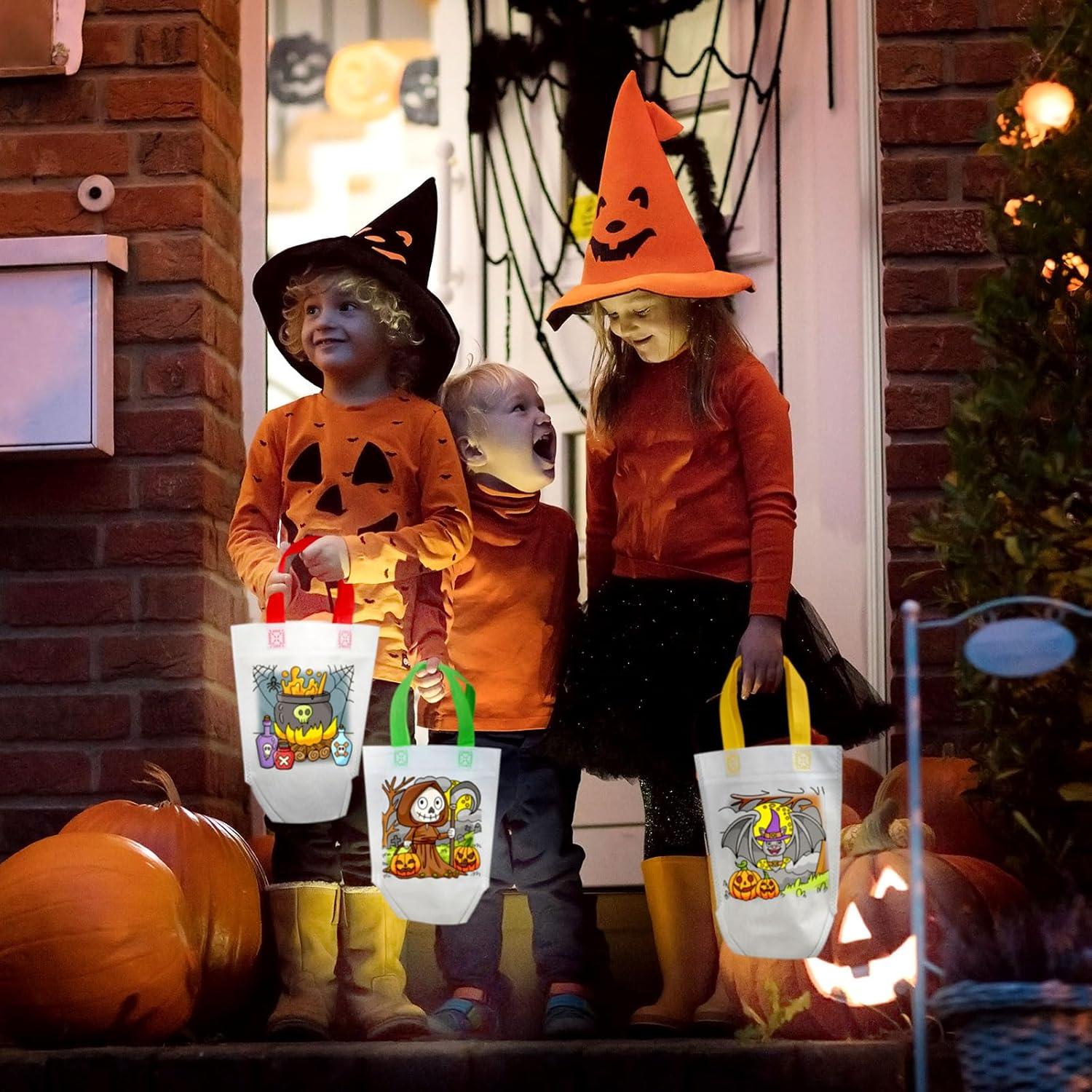 Bolsas de Regalo para Colorear Halloween 45 Pcs Kakctyen