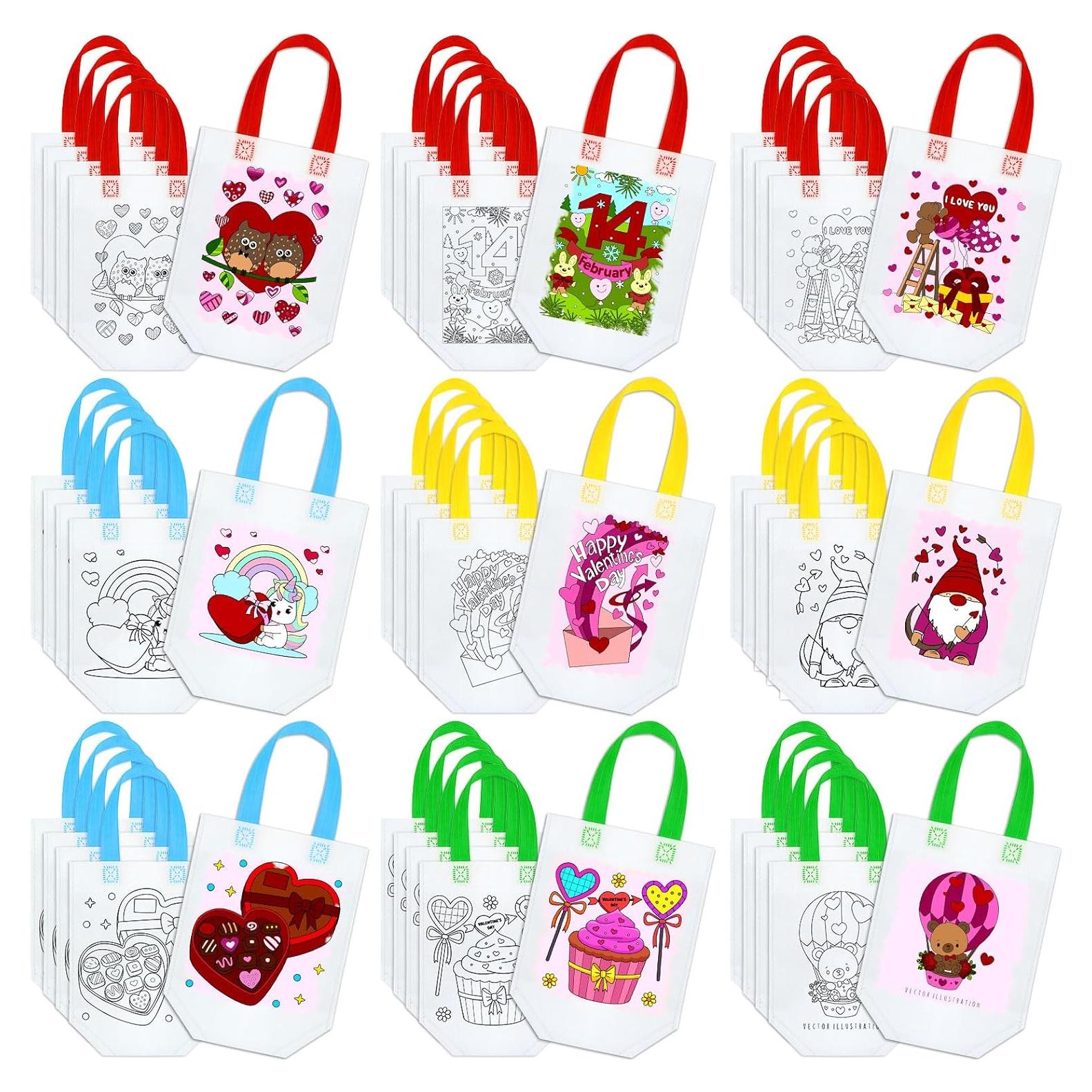 Bolsas de Regalo para Colorear 45 Pcs Kakctyen Corazón