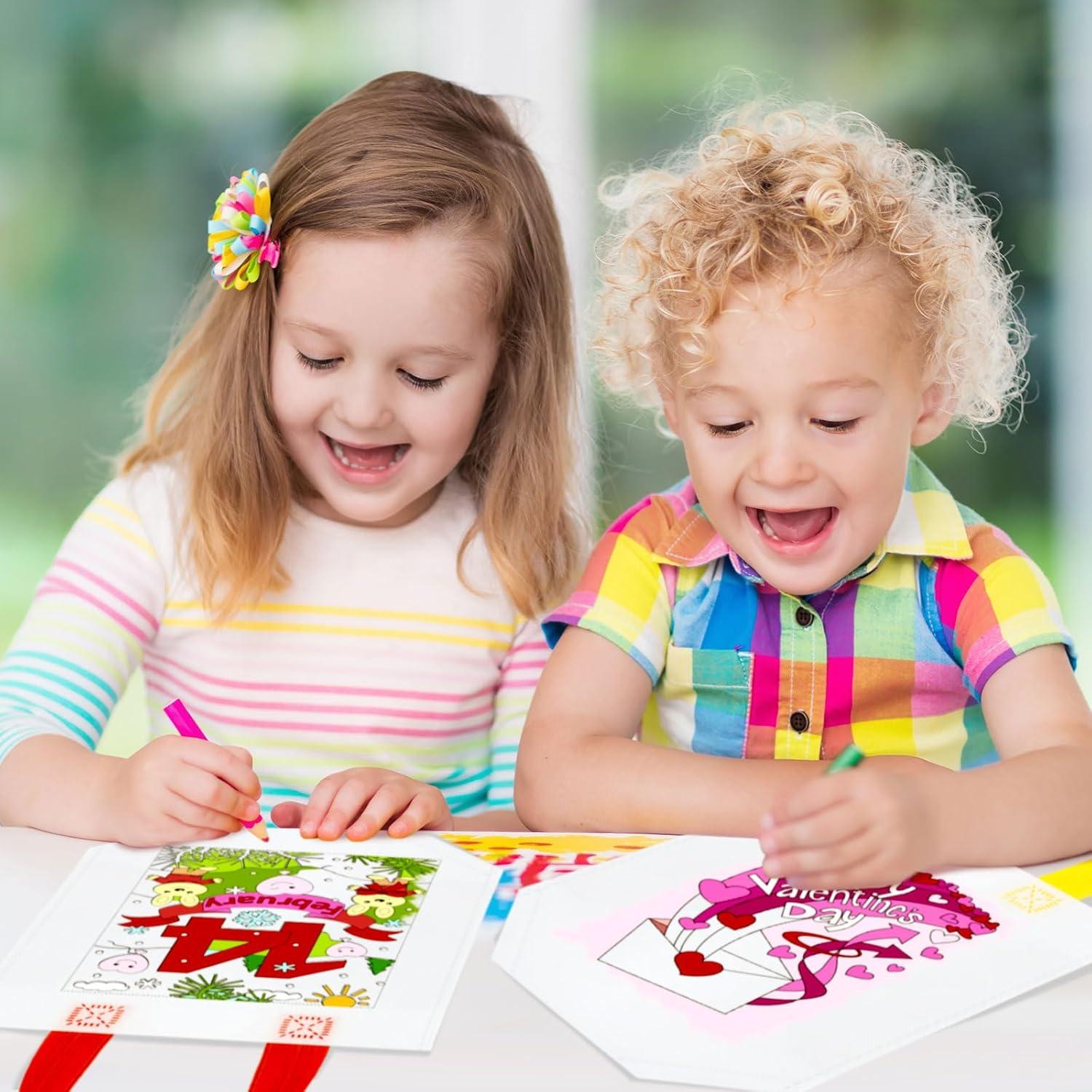 Bolsas de Regalo para Colorear 45 Pcs Kakctyen Corazón