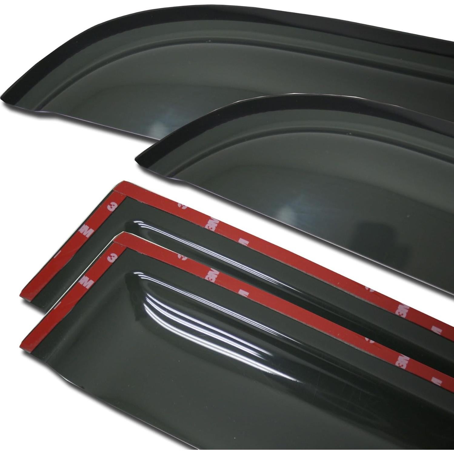 Deflectores de Ventana Tuningpros WV-483 Ahumados BMW 325i 330i 2006-2011