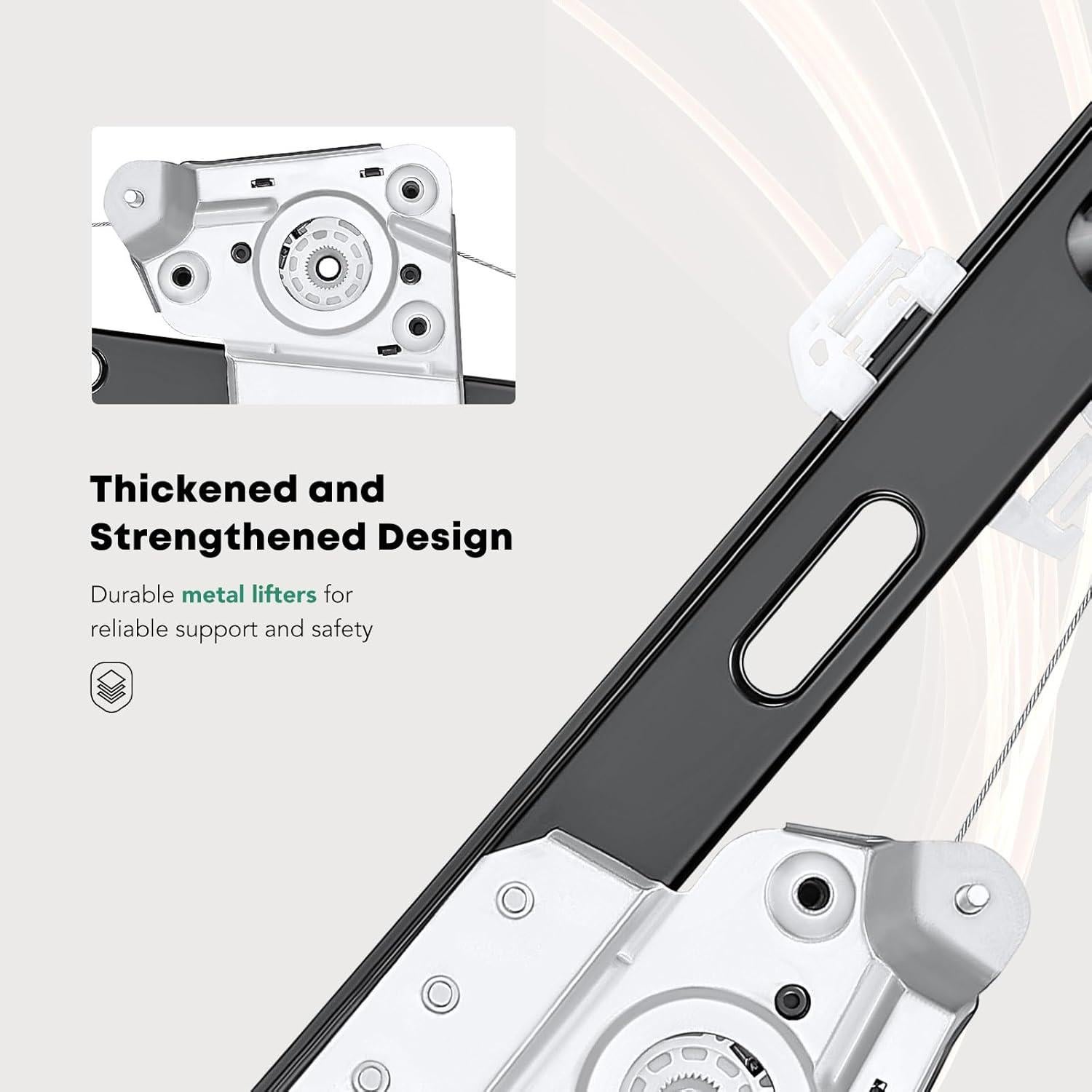 Regulador de Ventana Eléctrico YHTAUTO Trasero Izquierdo BMW E90 E91