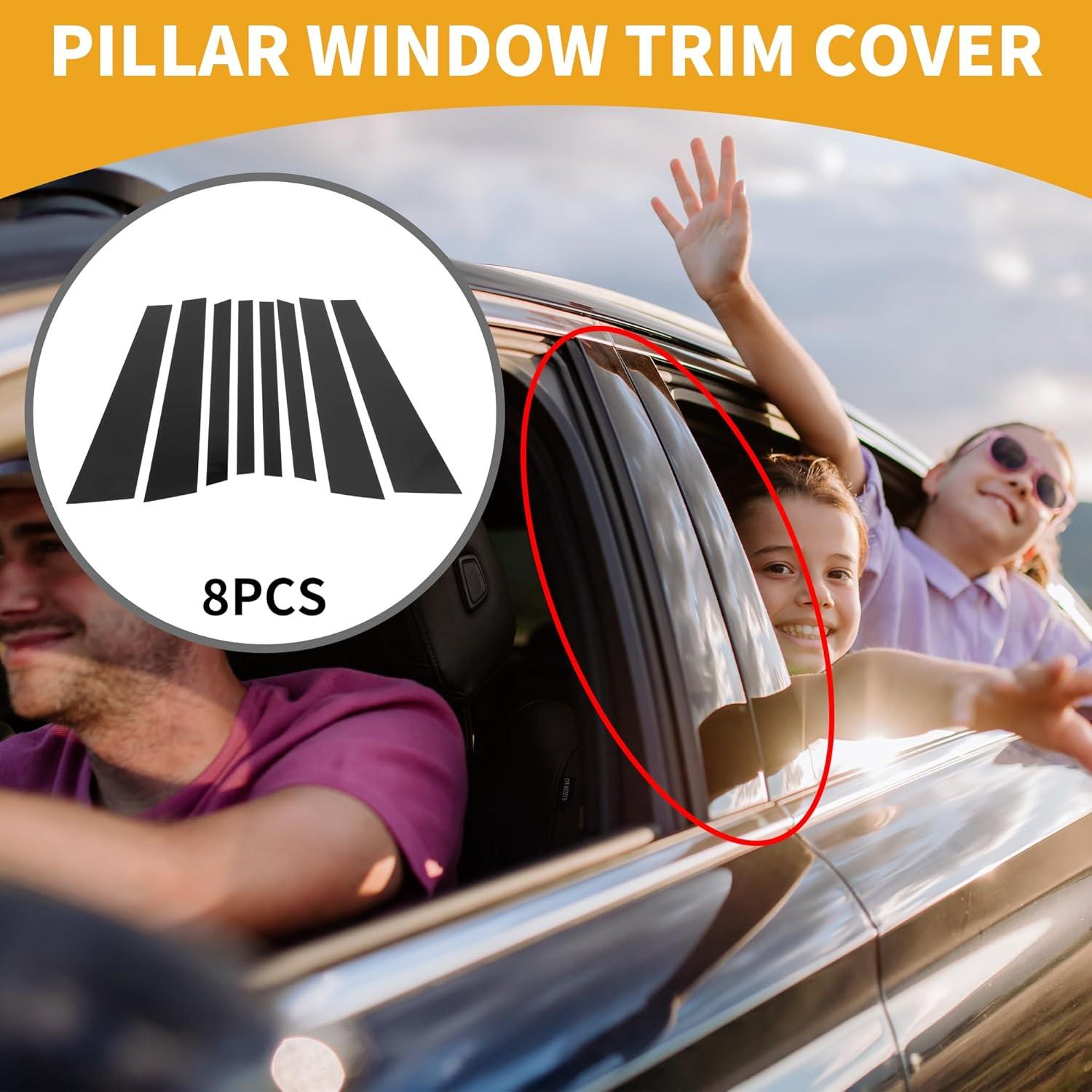 Recubrimiento de Ventana del Pilar Partuto para BMW X5 2014-2018 - 8 Pcs