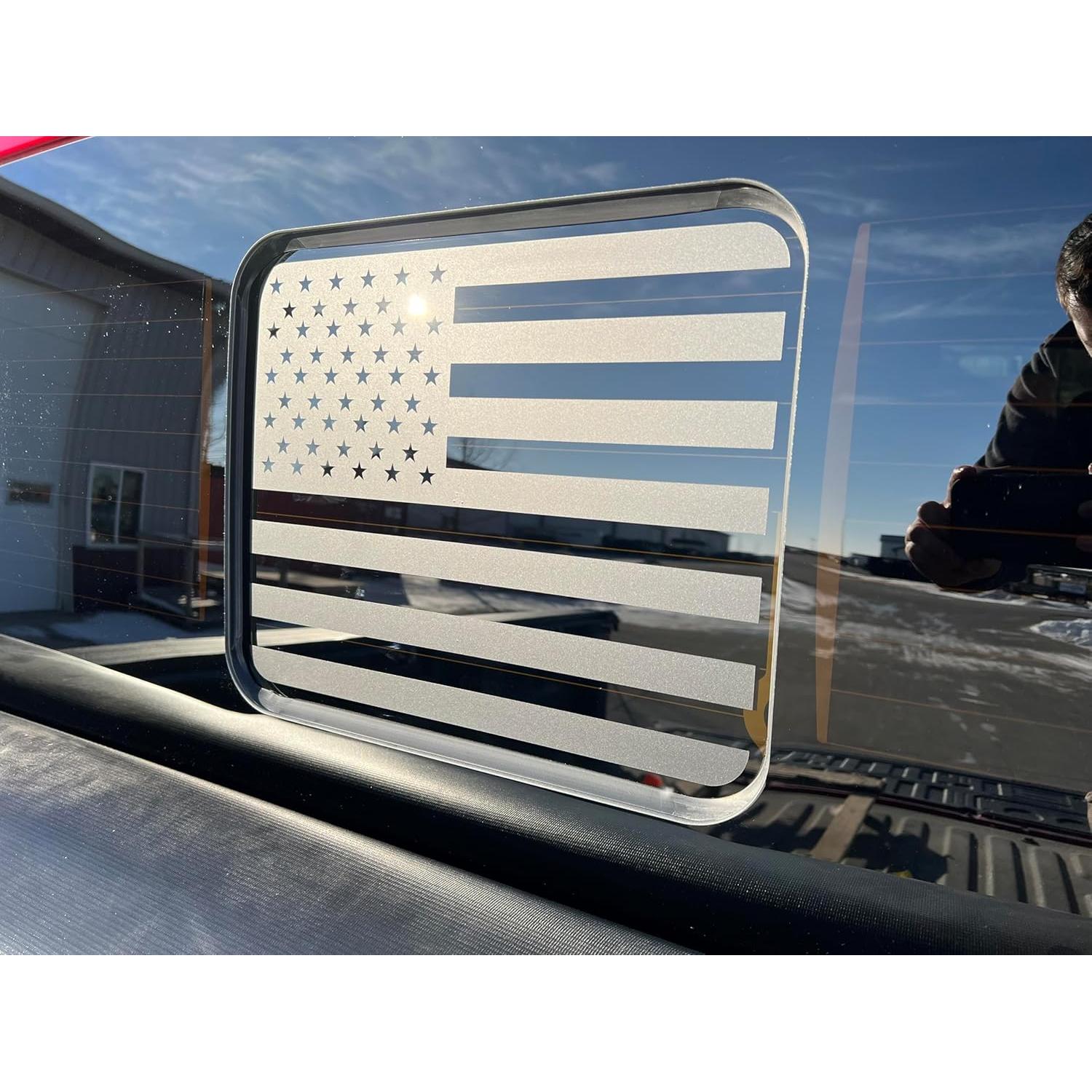 Calcomanía Ventana Trasera Ford F-150/Raptor 2015-2025 Negra Mate