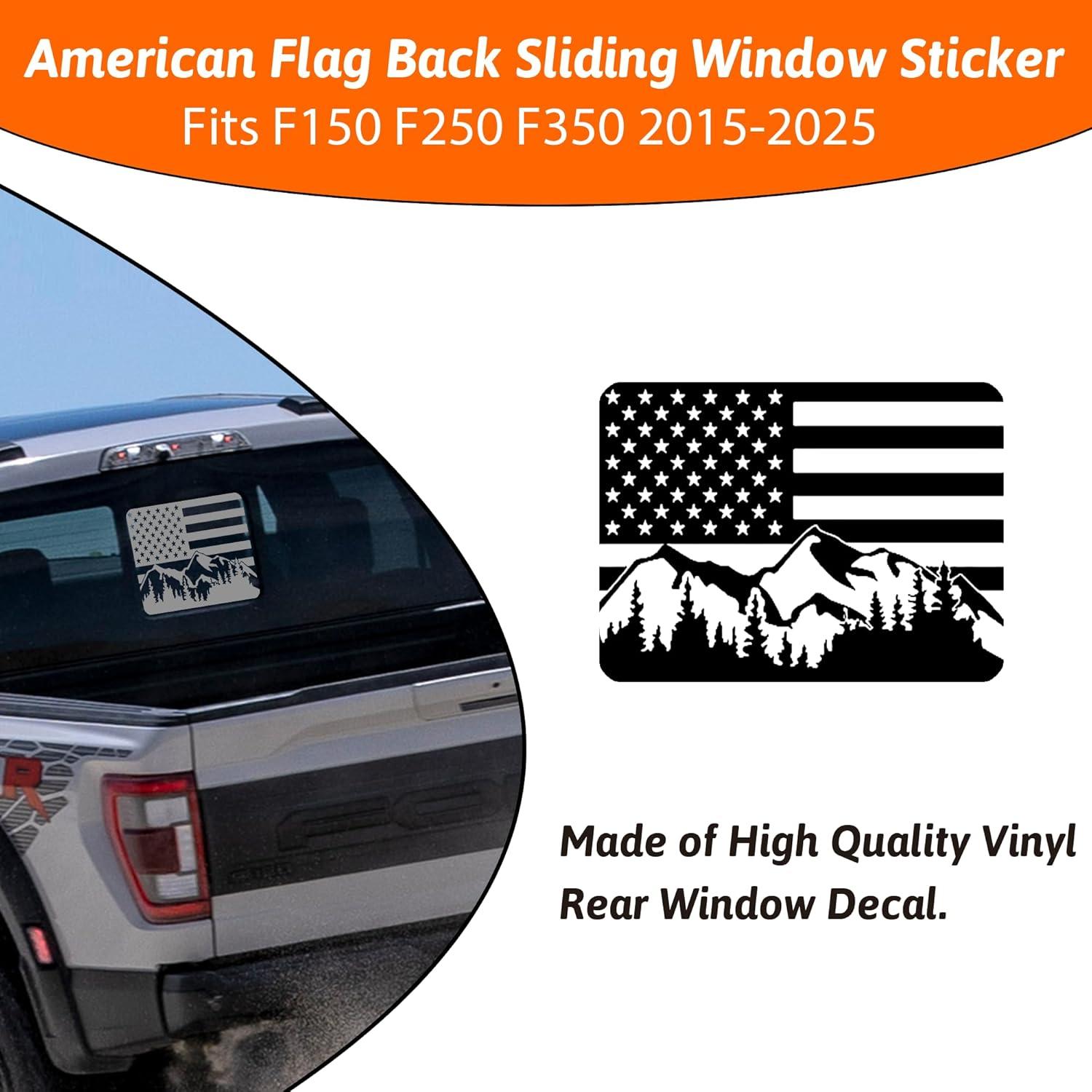 Calcomanía de Ventana Ford F150 F250 F350 2015-2025 Yukauto