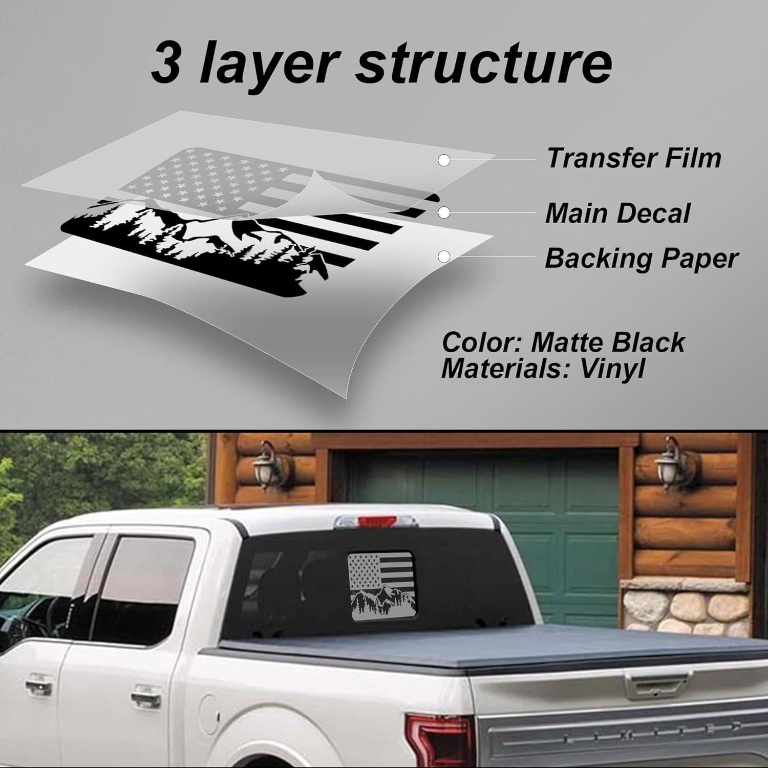 Calcomanía de Ventana Ford F150 F250 F350 2015-2025 Yukauto