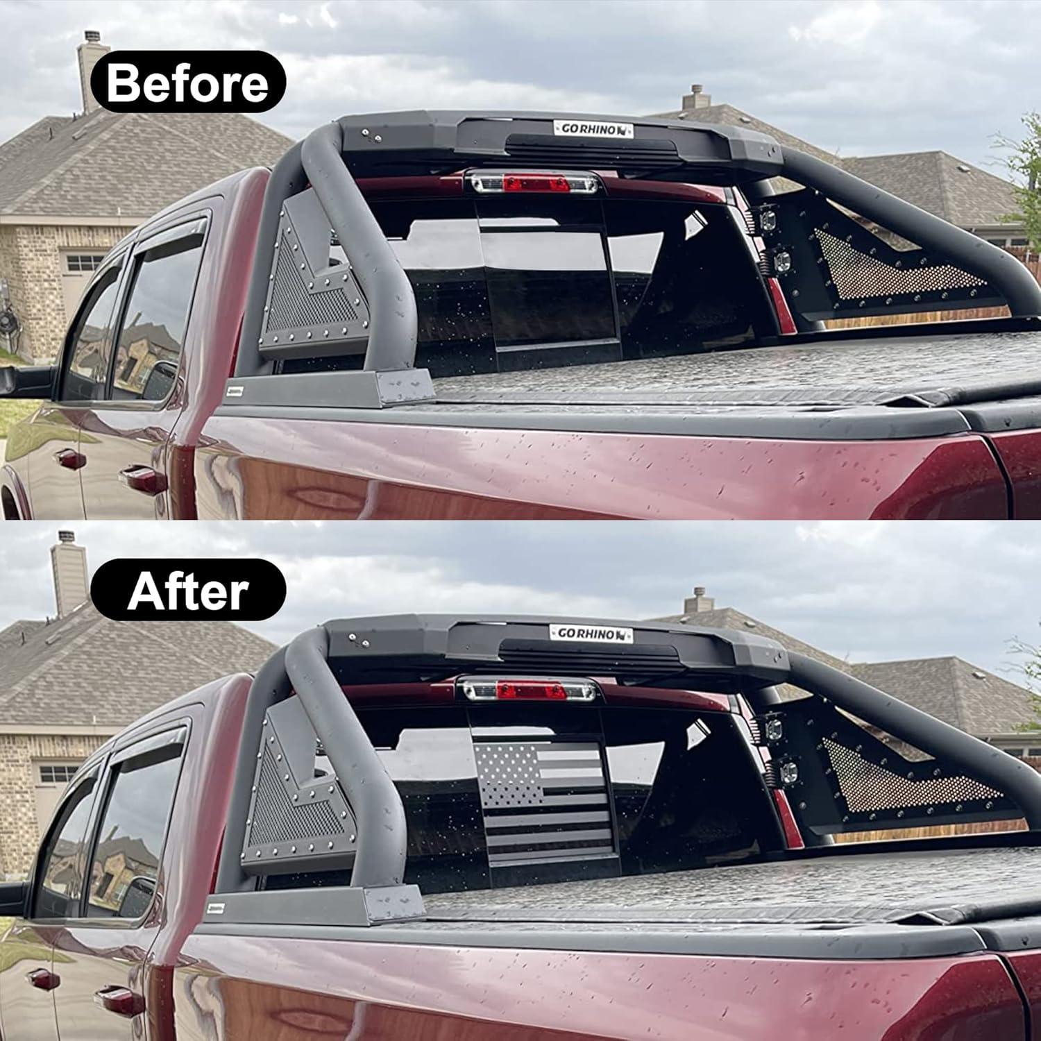 Calcomanía de Ventana Trasera Media Zhizhong para RAM 2009-2024