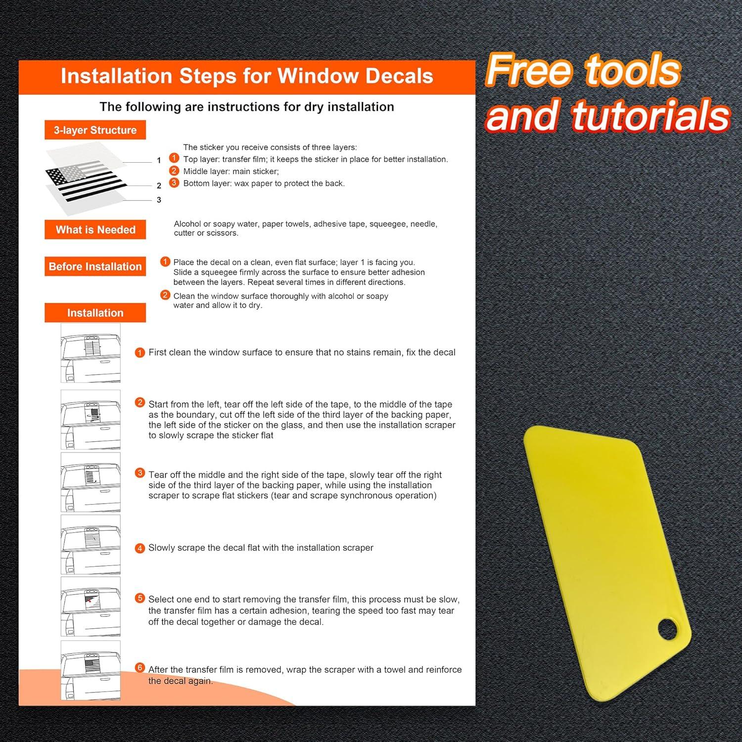 Calcomanía de Ventana Trasera Media Zhizhong para RAM 2009-2024