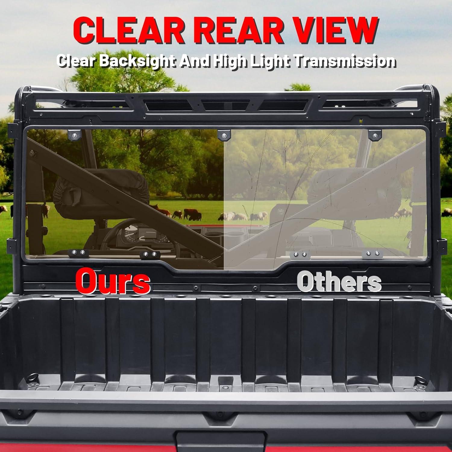 Ventana Trasera Tinte StarknightMT para Polaris Ranger 1000